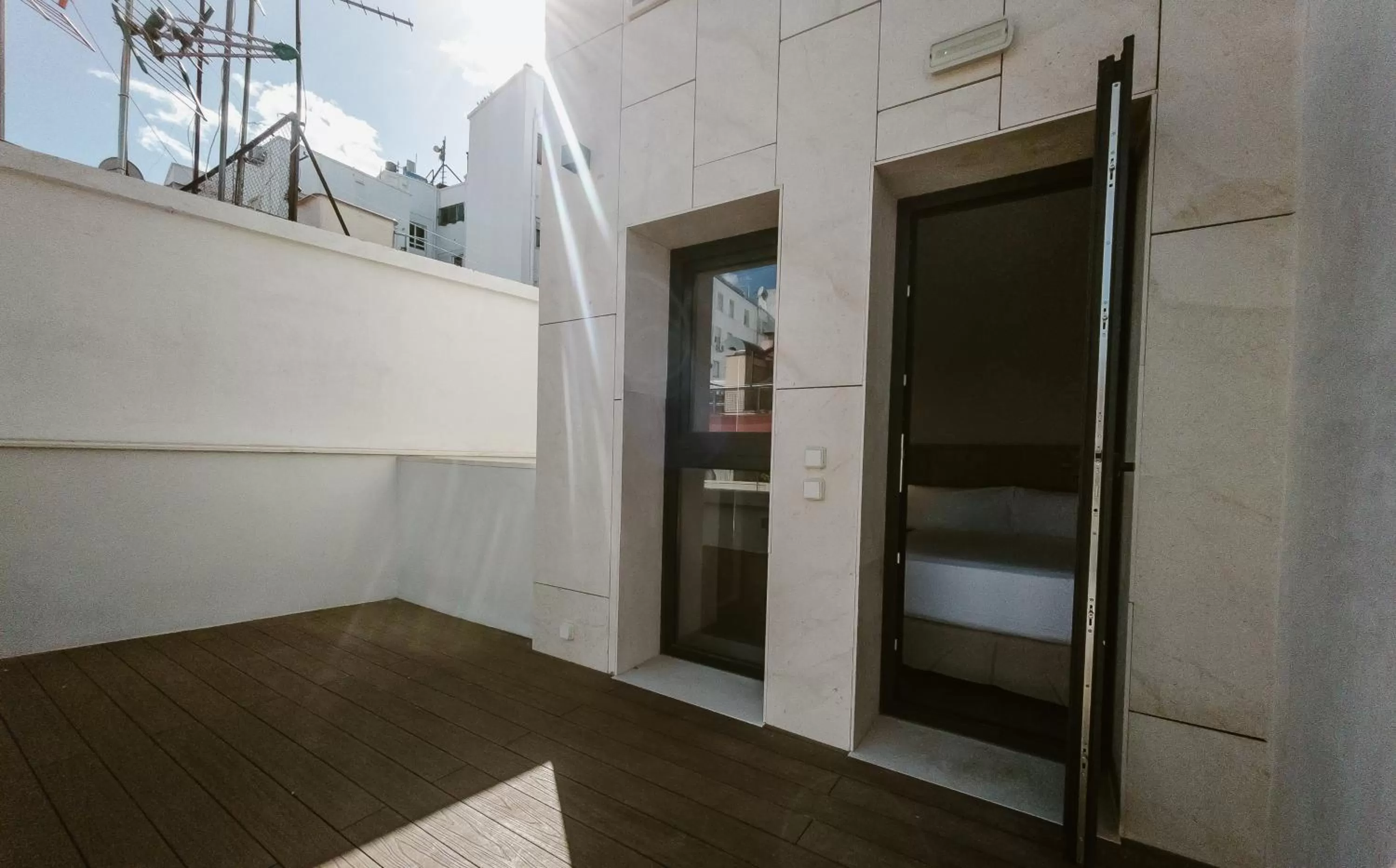 Balcony/Terrace, Bed in Petit Palace Vargas