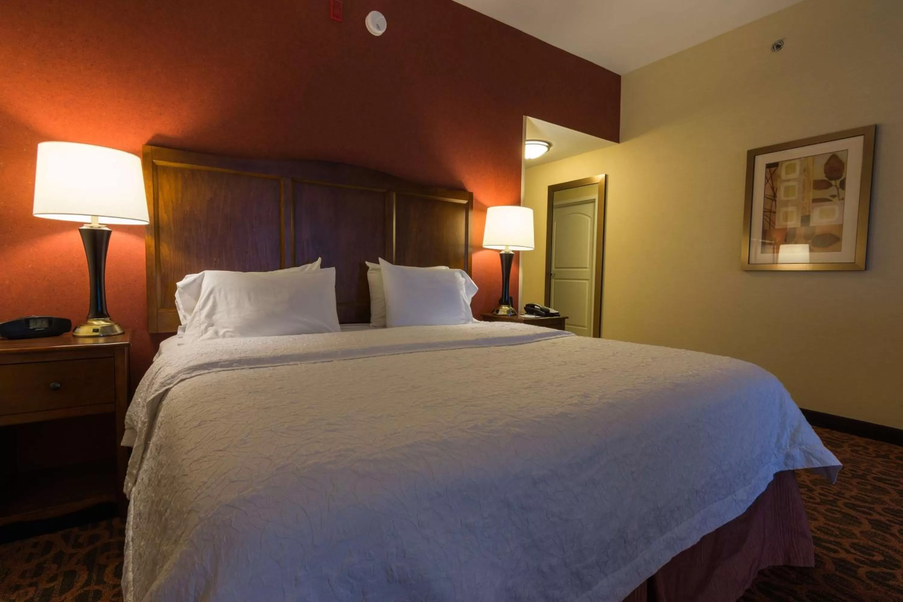 Bed in Hampton Inn Bangor