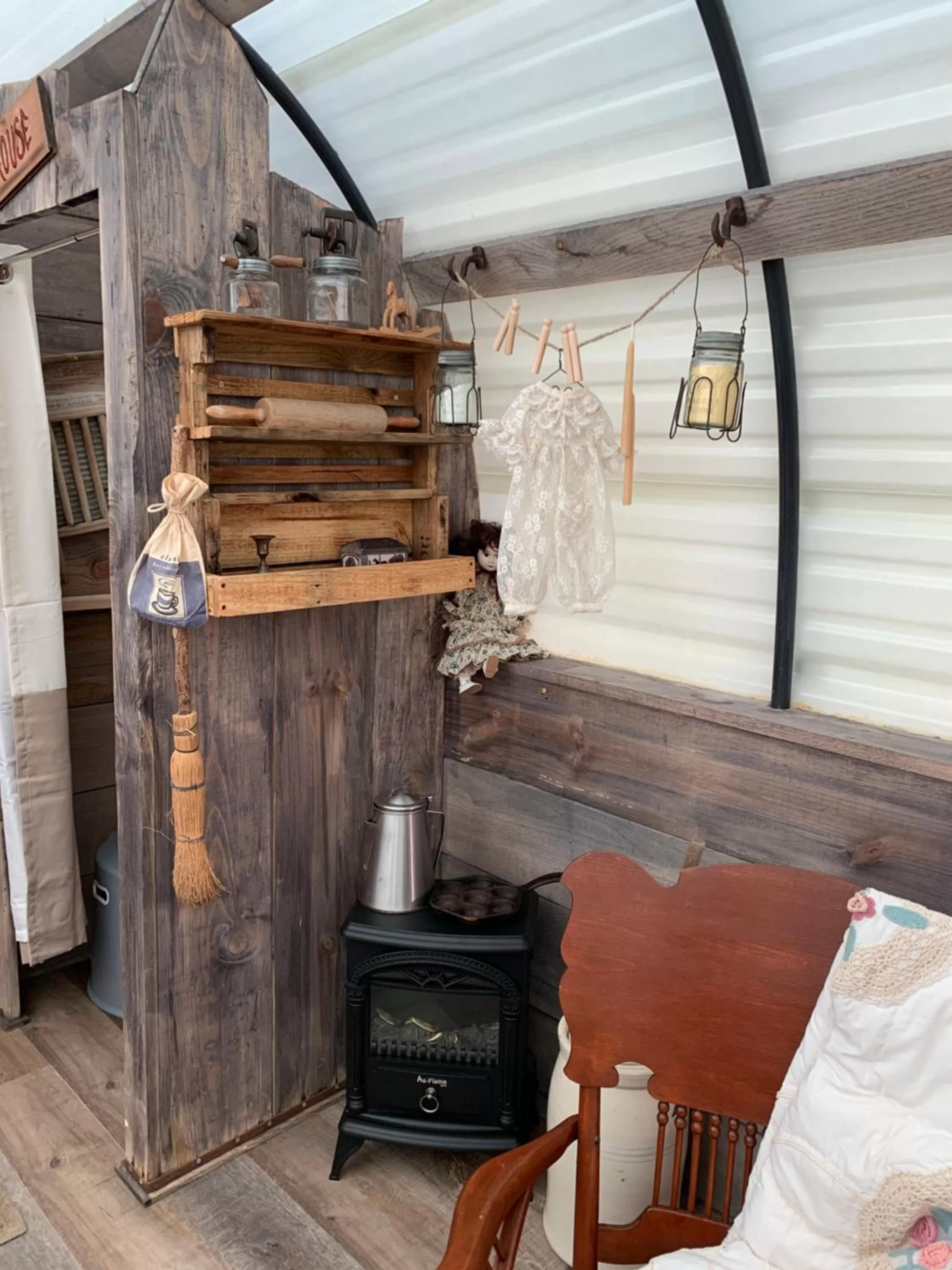 flat iron in Fox Pass Cabins