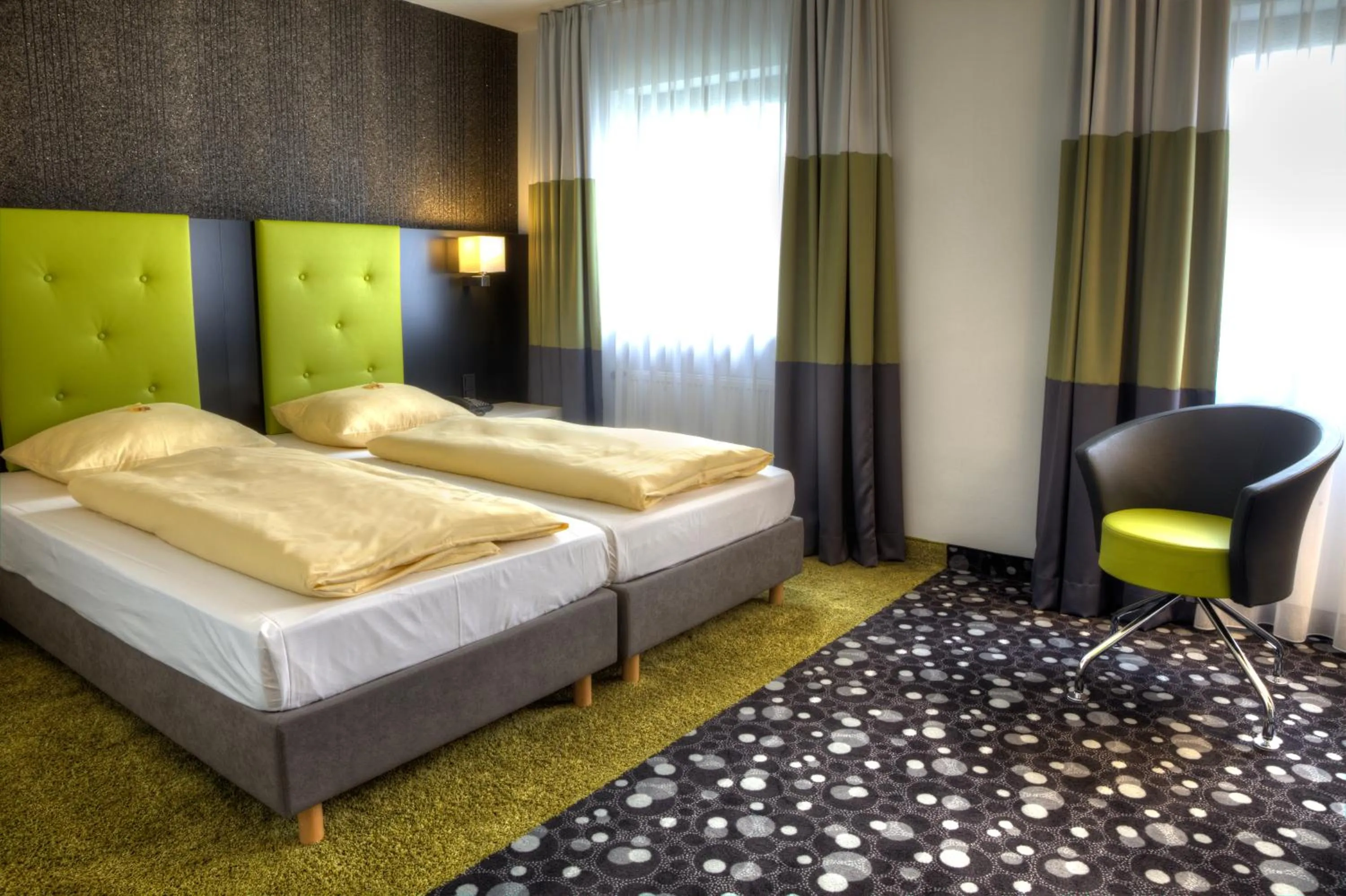 Bed in Ringhotel Reubel