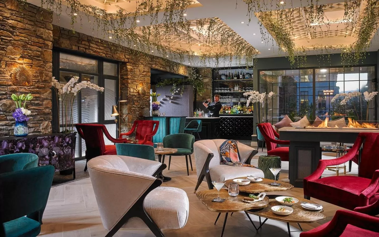 Lounge or bar in The Rose Hotel