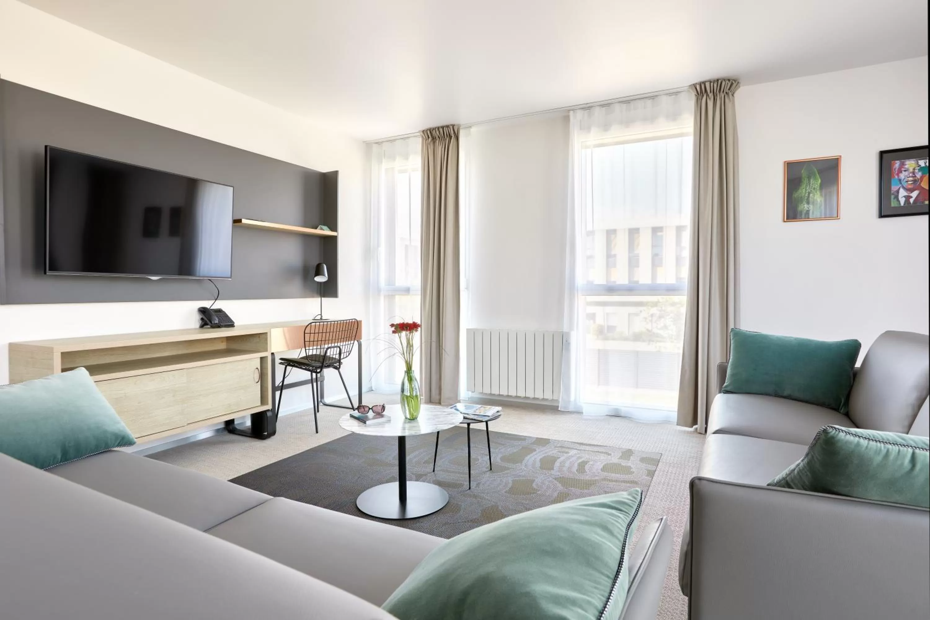 Living room in Aparthotel & Spa Adagio Vannes