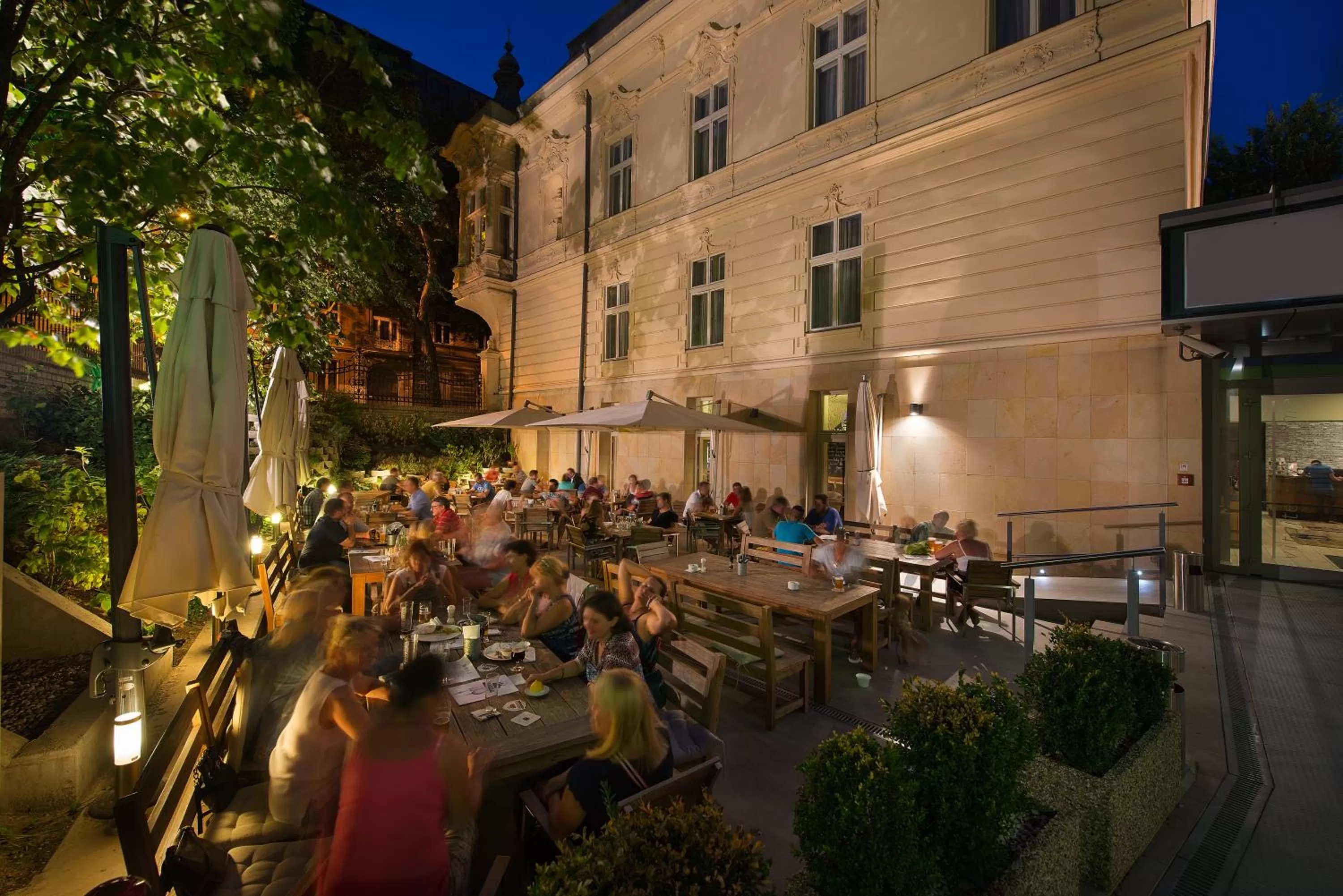 Patio in LOFT Hotel Bratislava