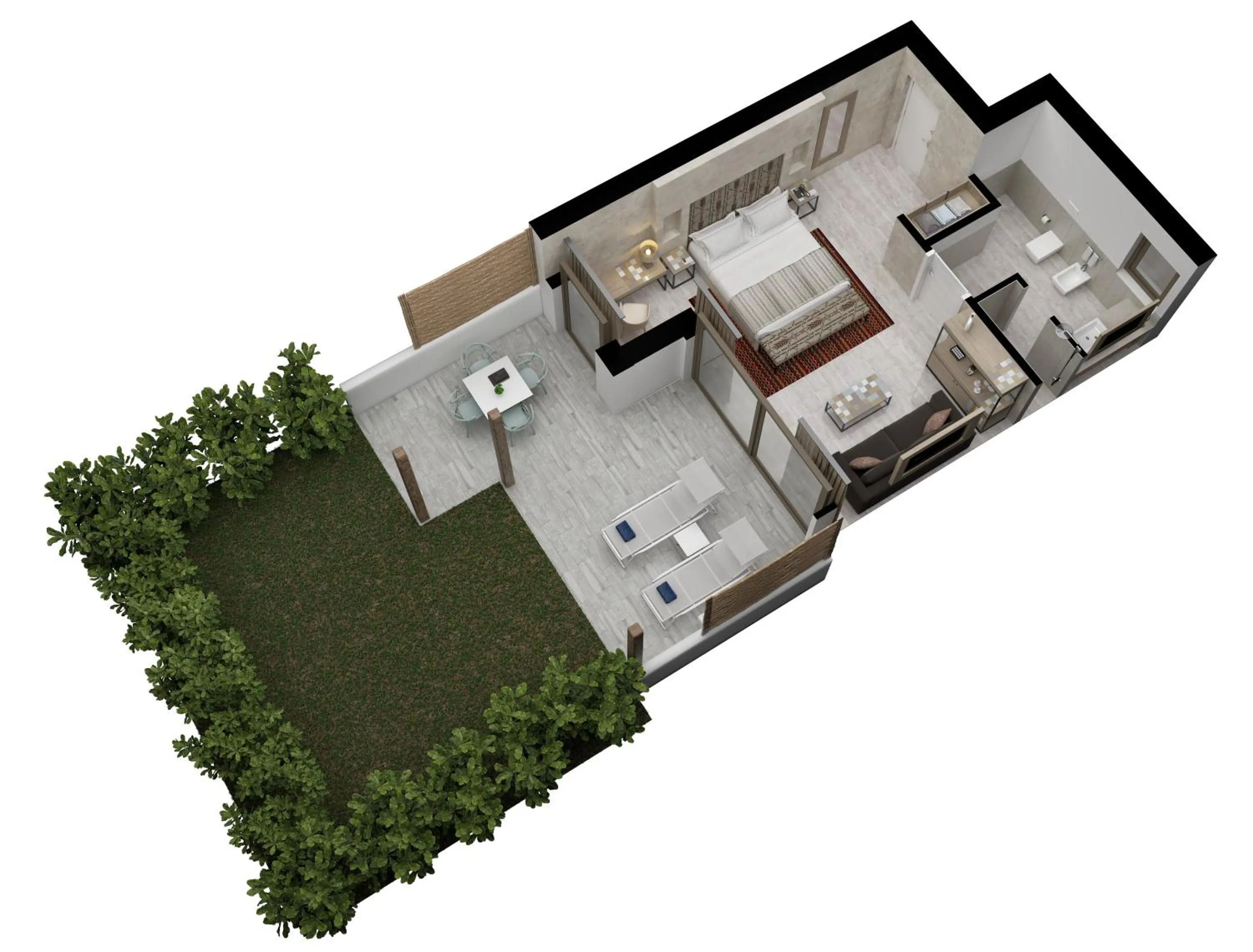 Floor plan in Baglioni Resort Sardinia - The Leading Hotels of the World