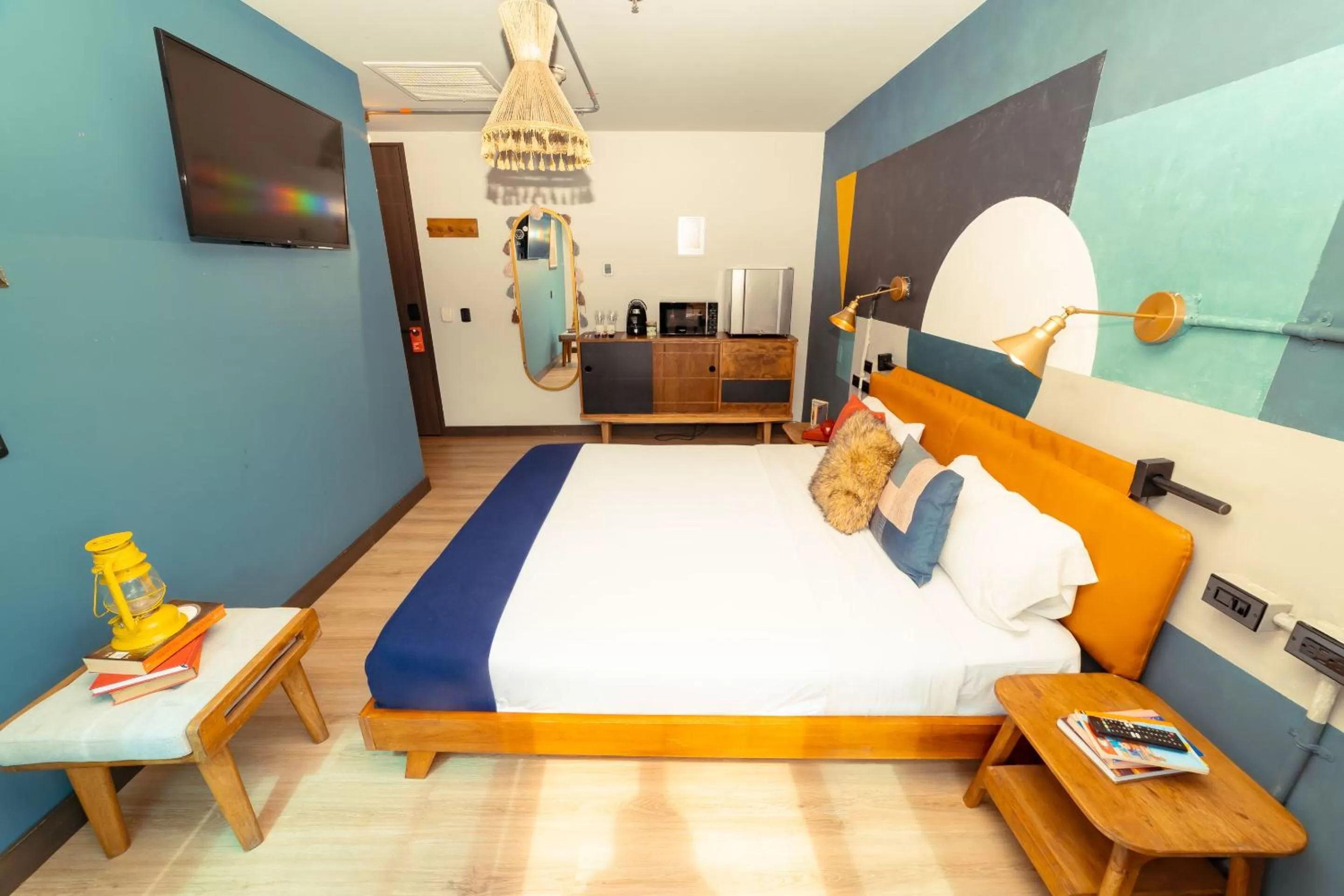 Bed in Selina Parque 93 Bogota