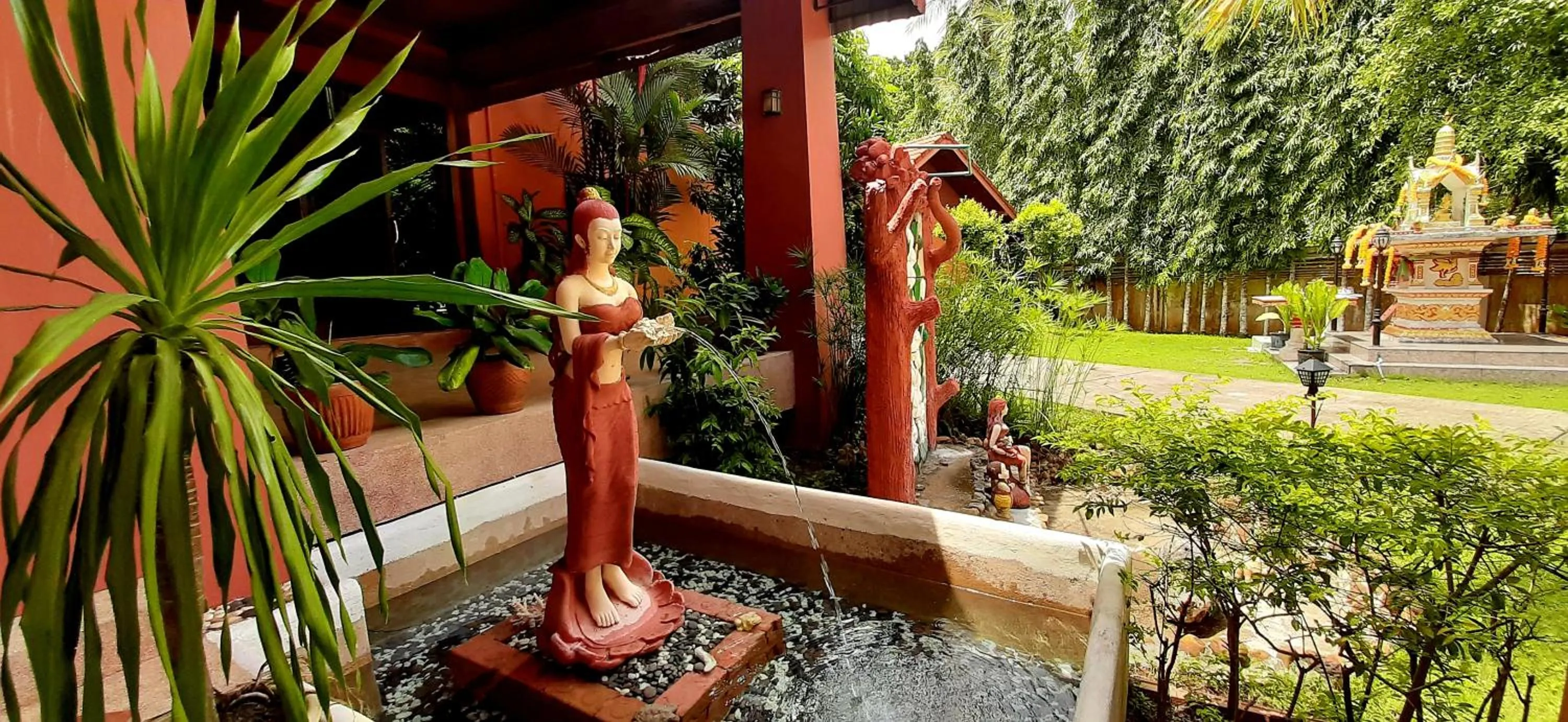 Patio in Andamanee Boutique Resort Aonang Krabi - Free Beach Shuttle