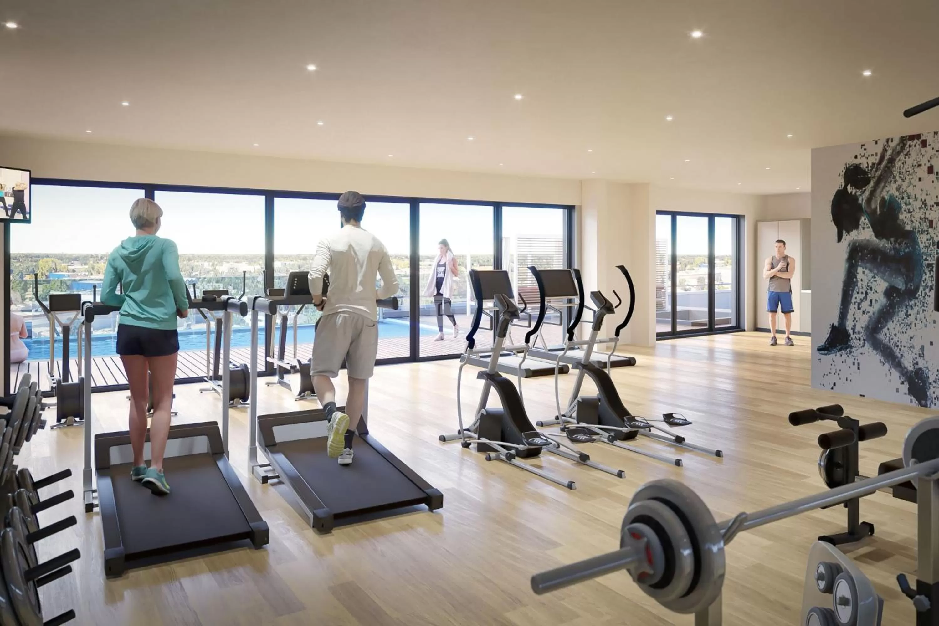 Fitness centre/facilities in Sheraton Bordeaux Airport
