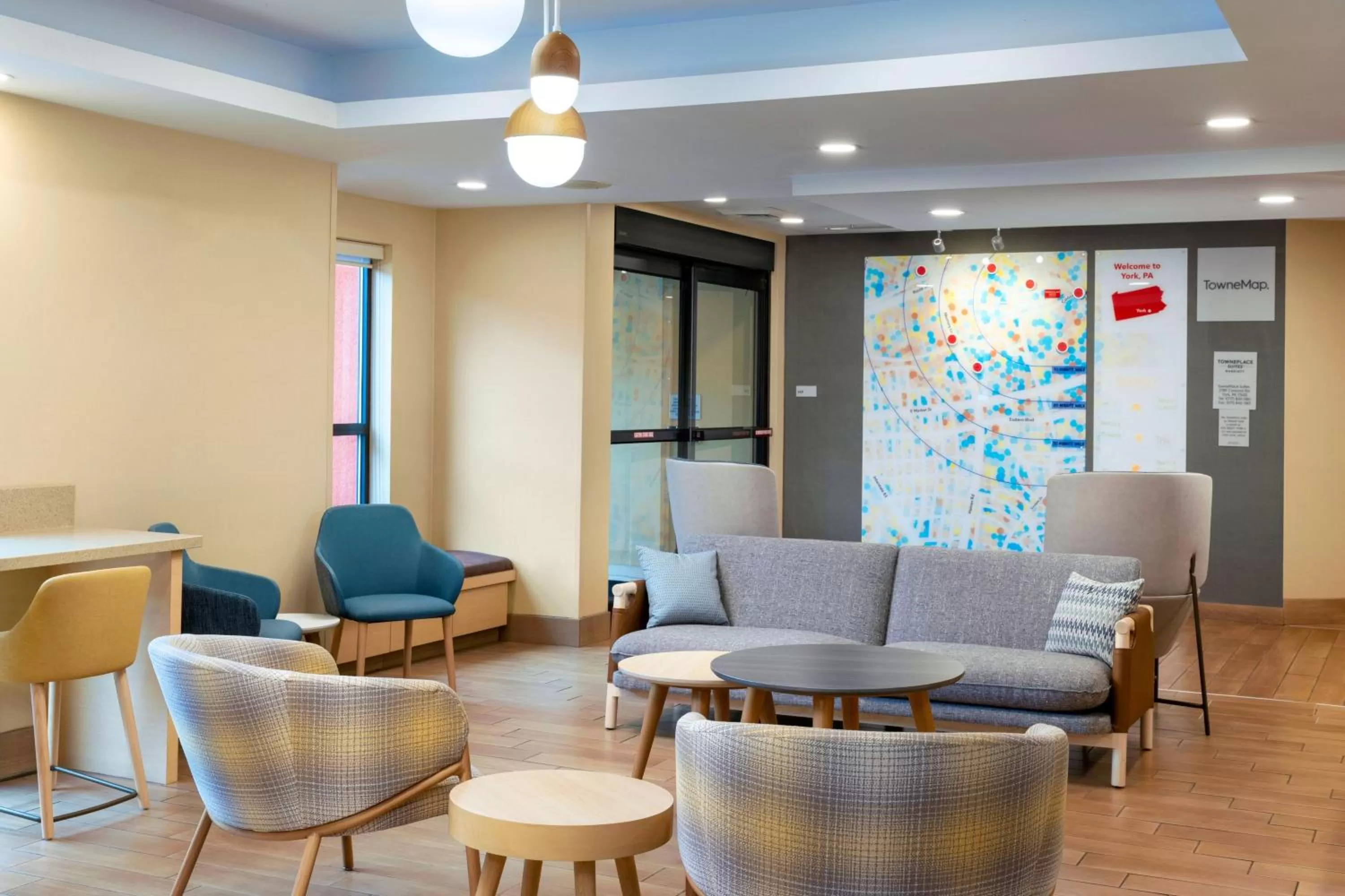 Lobby or reception in TownePlace Suites by Marriott York