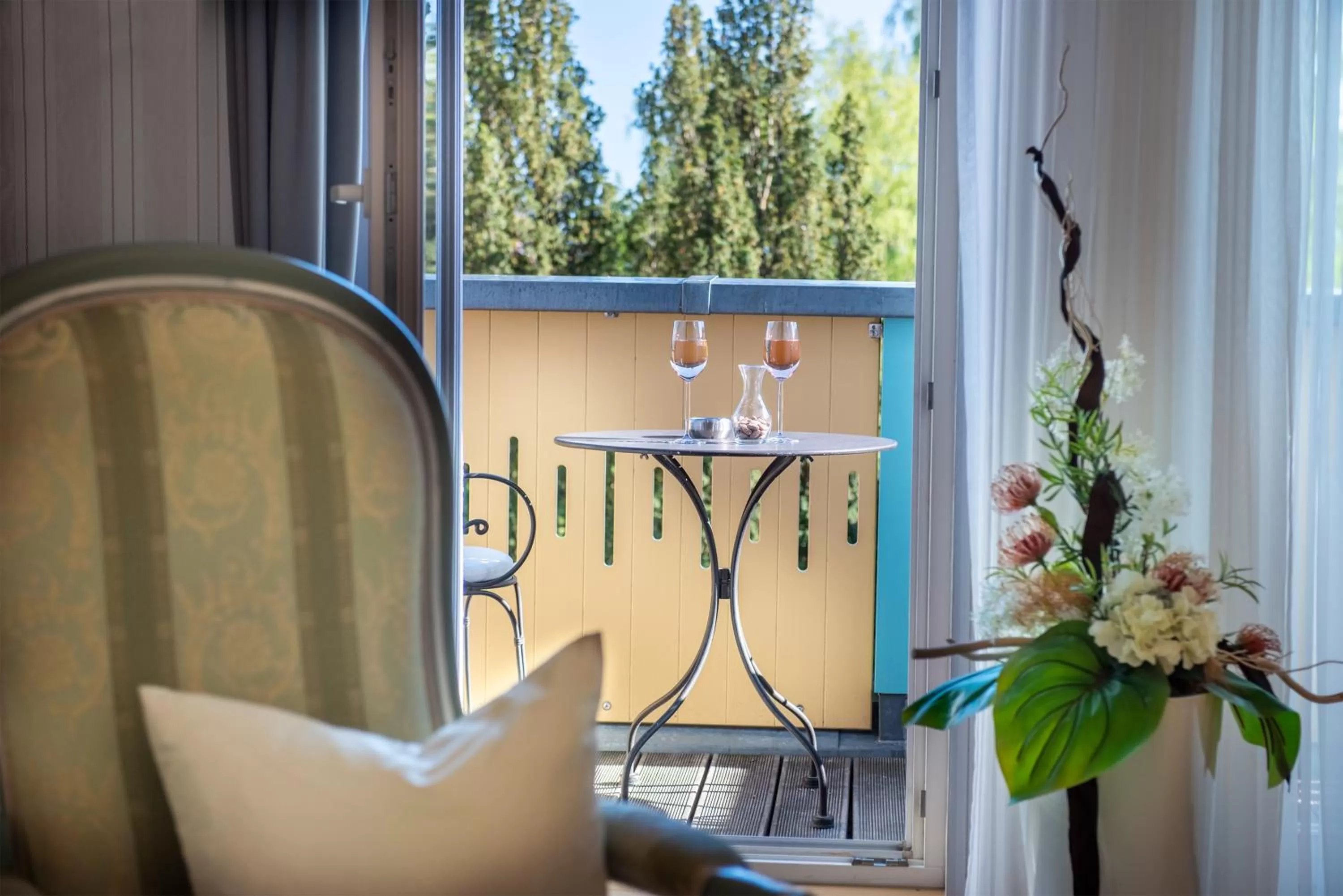 Balcony/Terrace in Recknitztal-Hotel Marlow