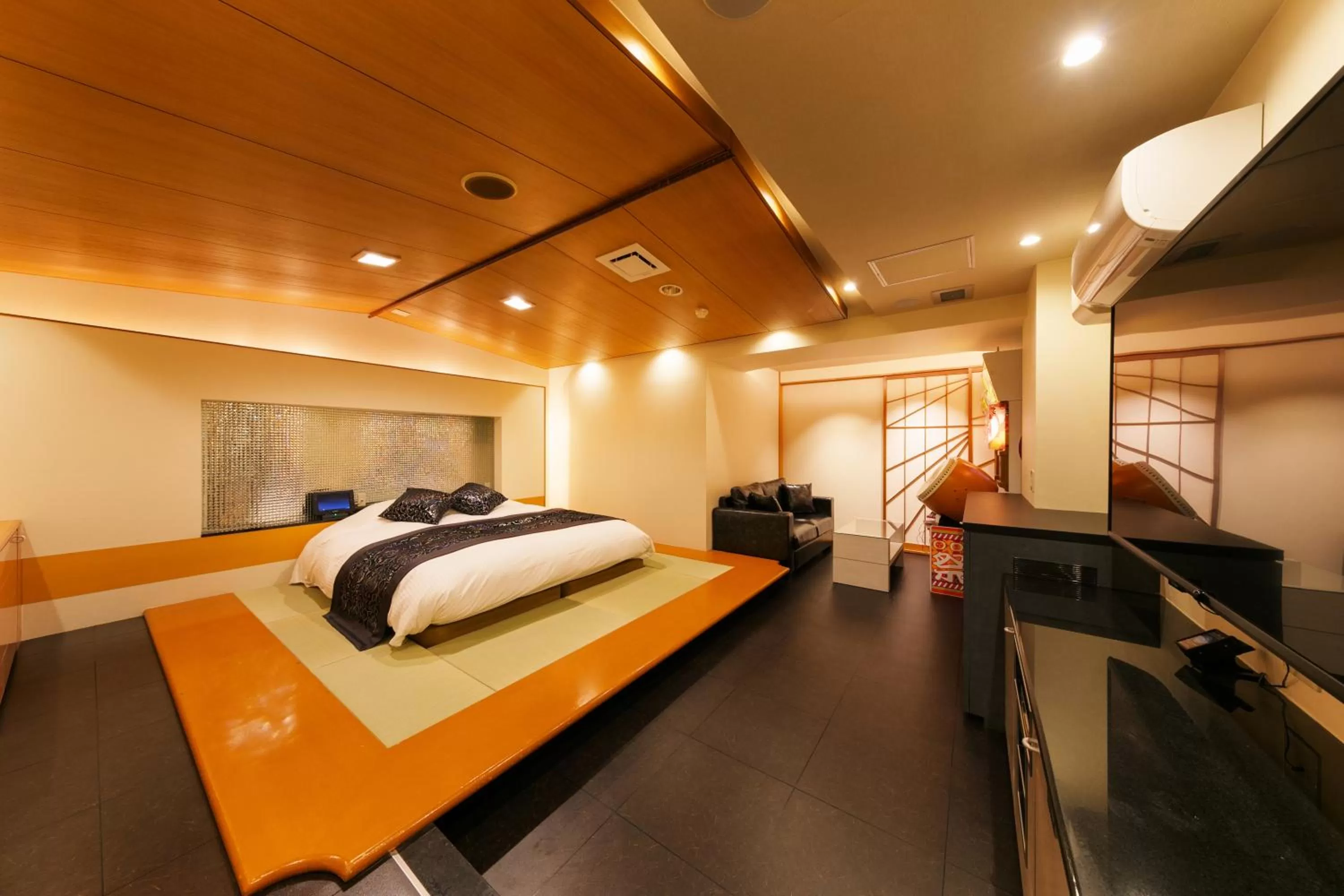 Bed in Hotel Eldia Luxury Kobe (Adult Only)