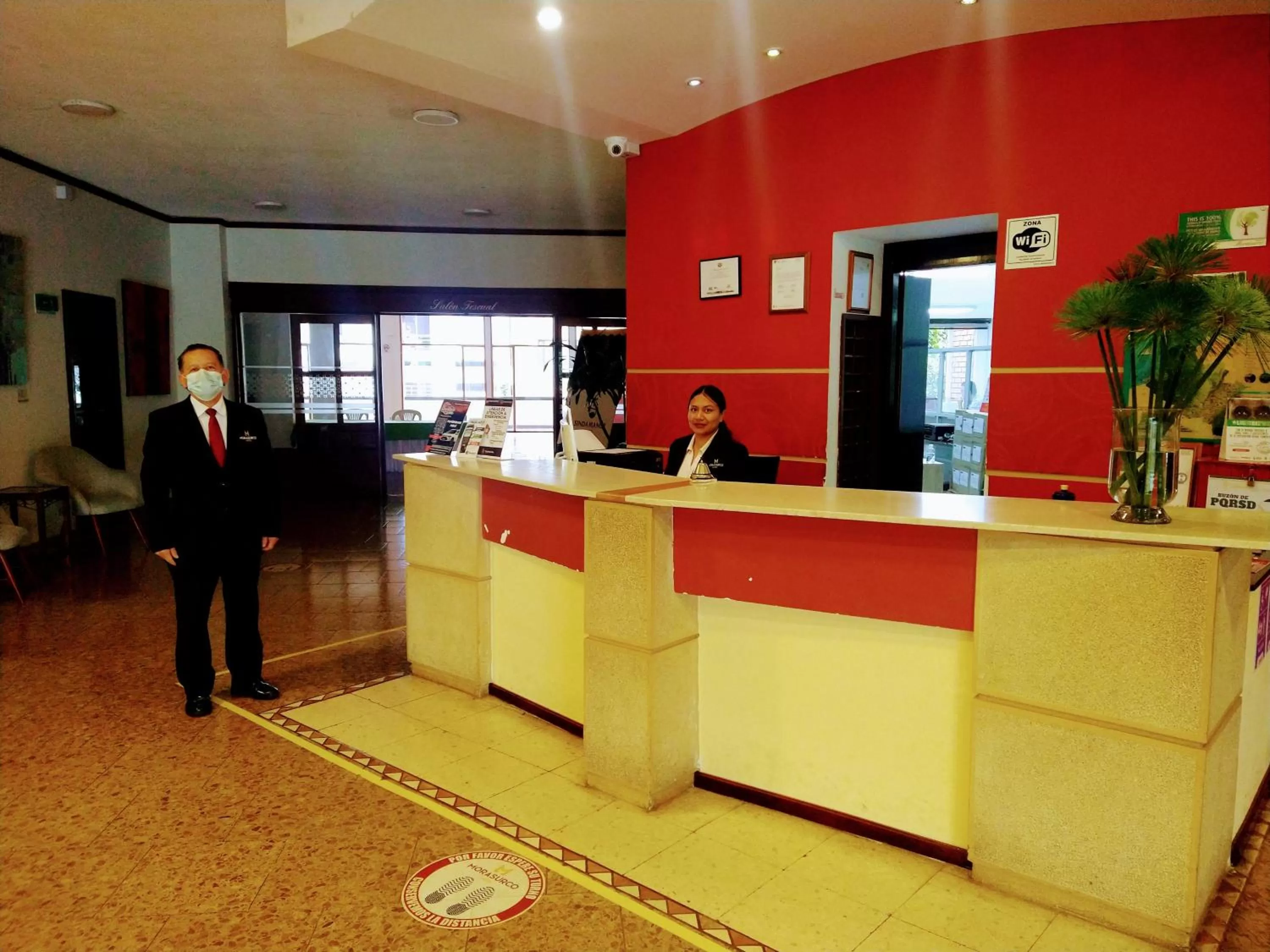 Staff, Lobby/Reception in Hotel Morasurco