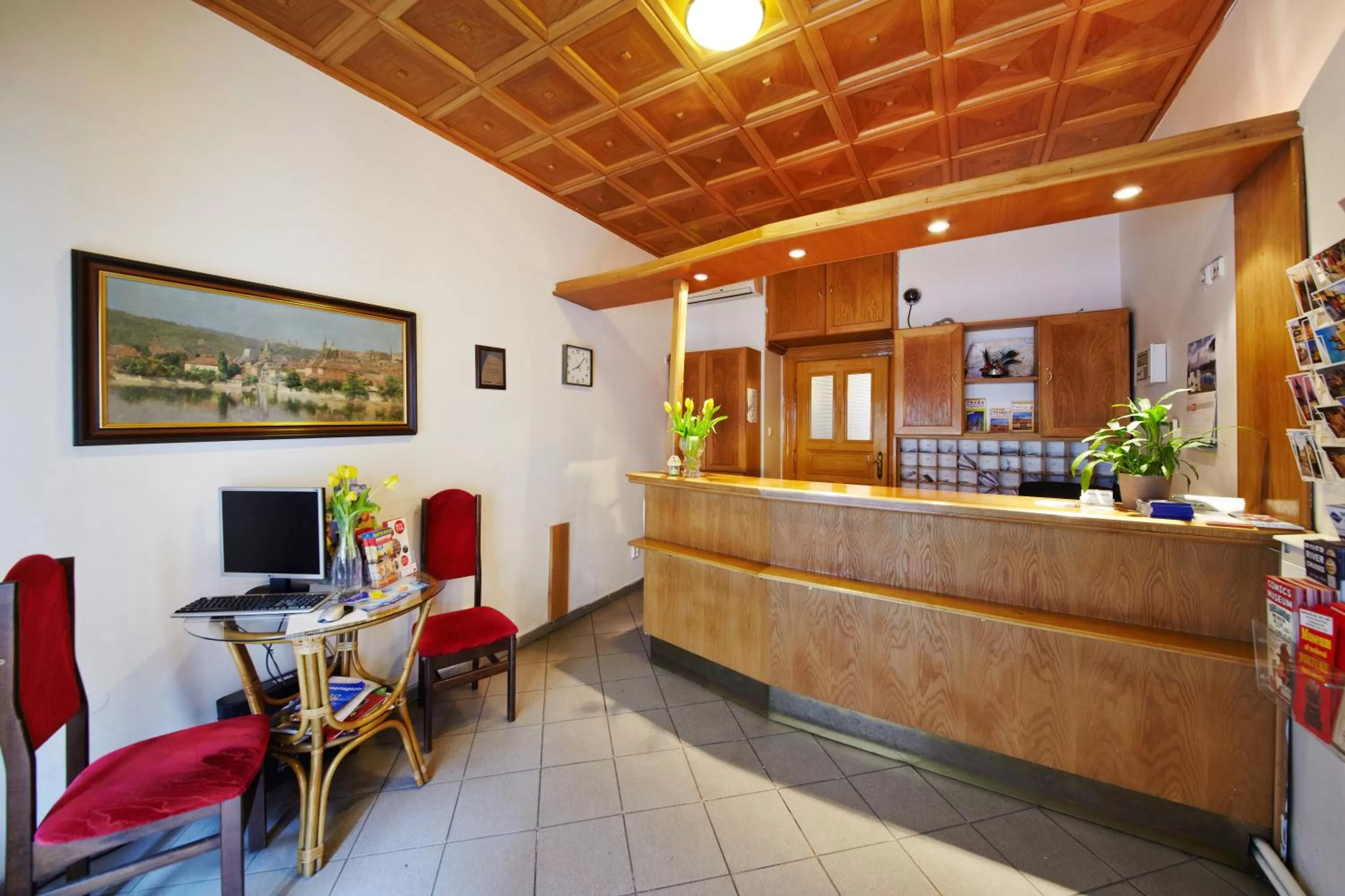 Lobby or reception in Brezina Pension