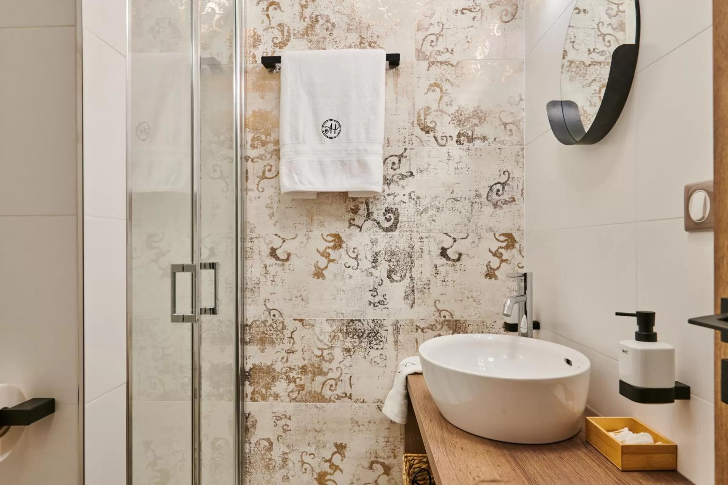 Bathroom in Hotel Alfréd a Hermína