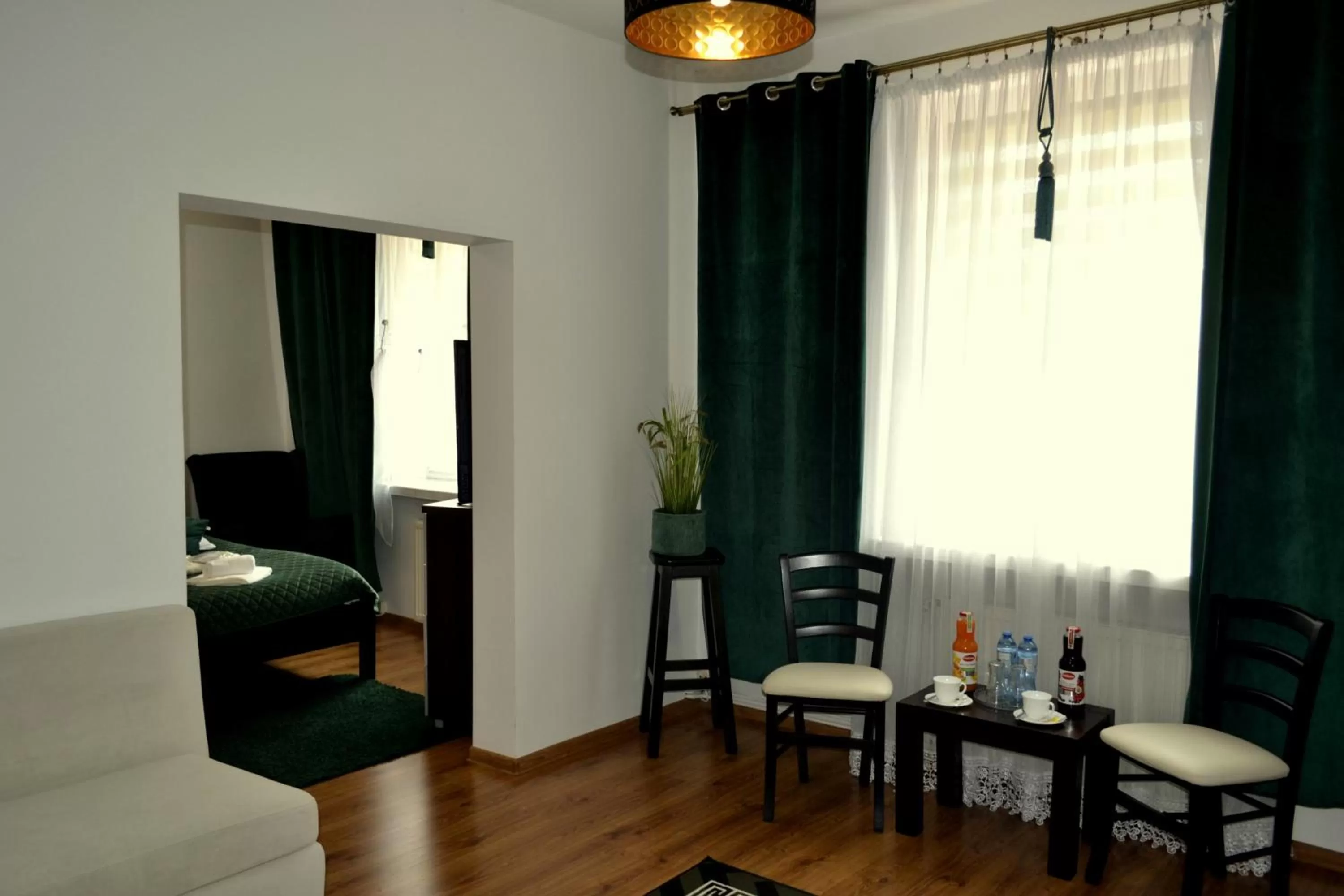 Seating area in Hotel Piast