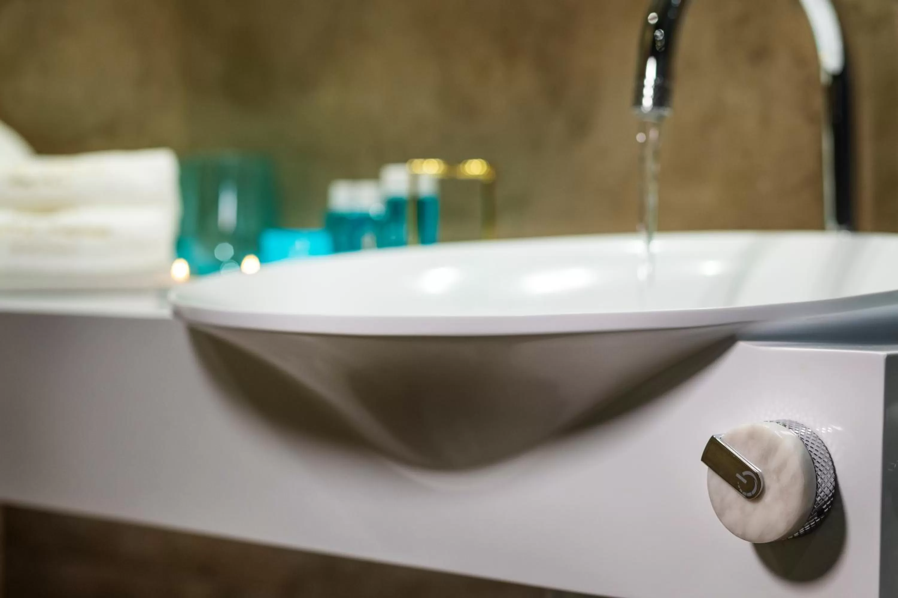 Bathroom in -- ESTE PARK HOTEL -- part of Urban Chic Luxury Design Hotels - Parking & Compliments - next to Shopping & Dining Mall Plovdiv