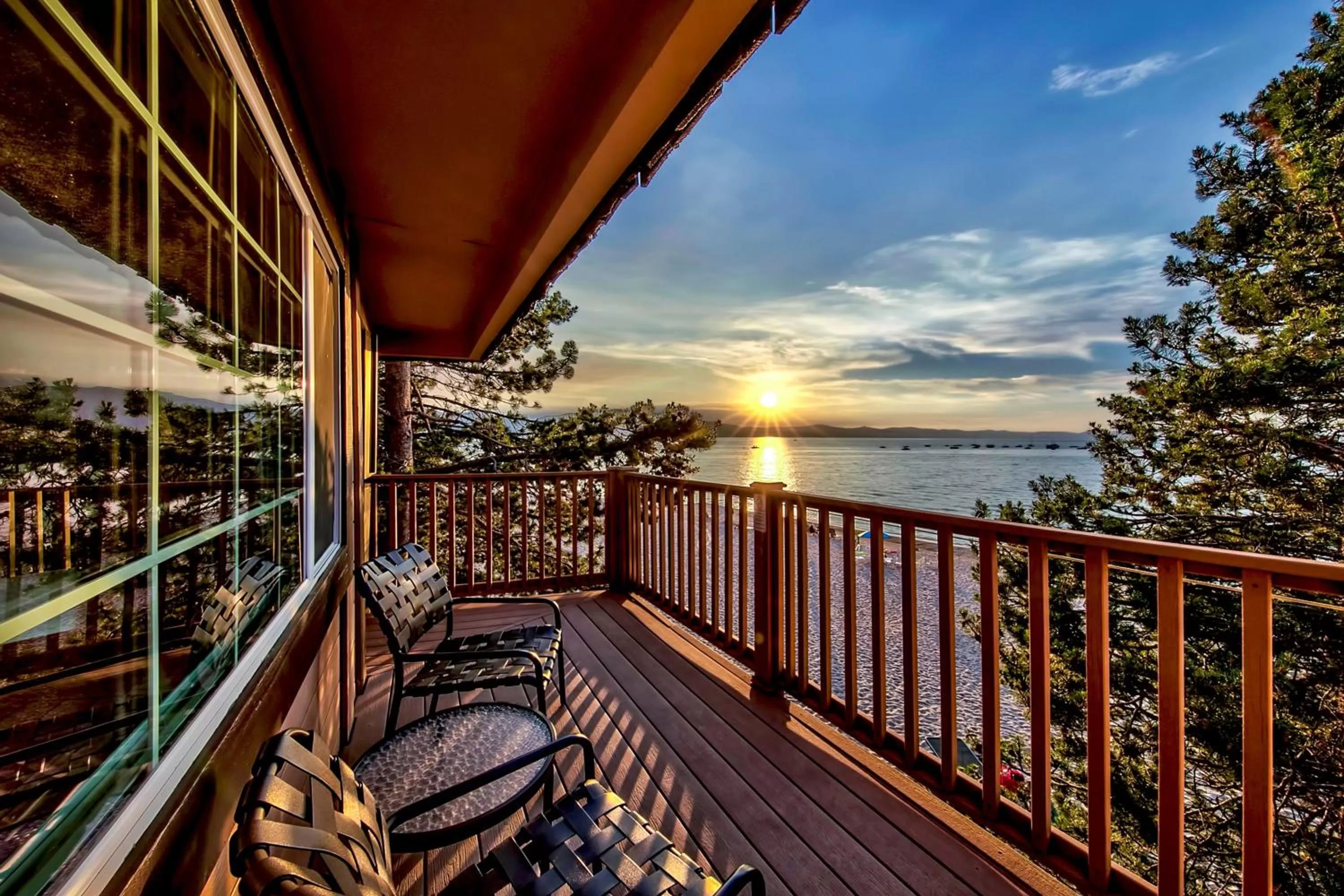 Balcony/Terrace in The Tahoe Beach & Ski Club Owners Association