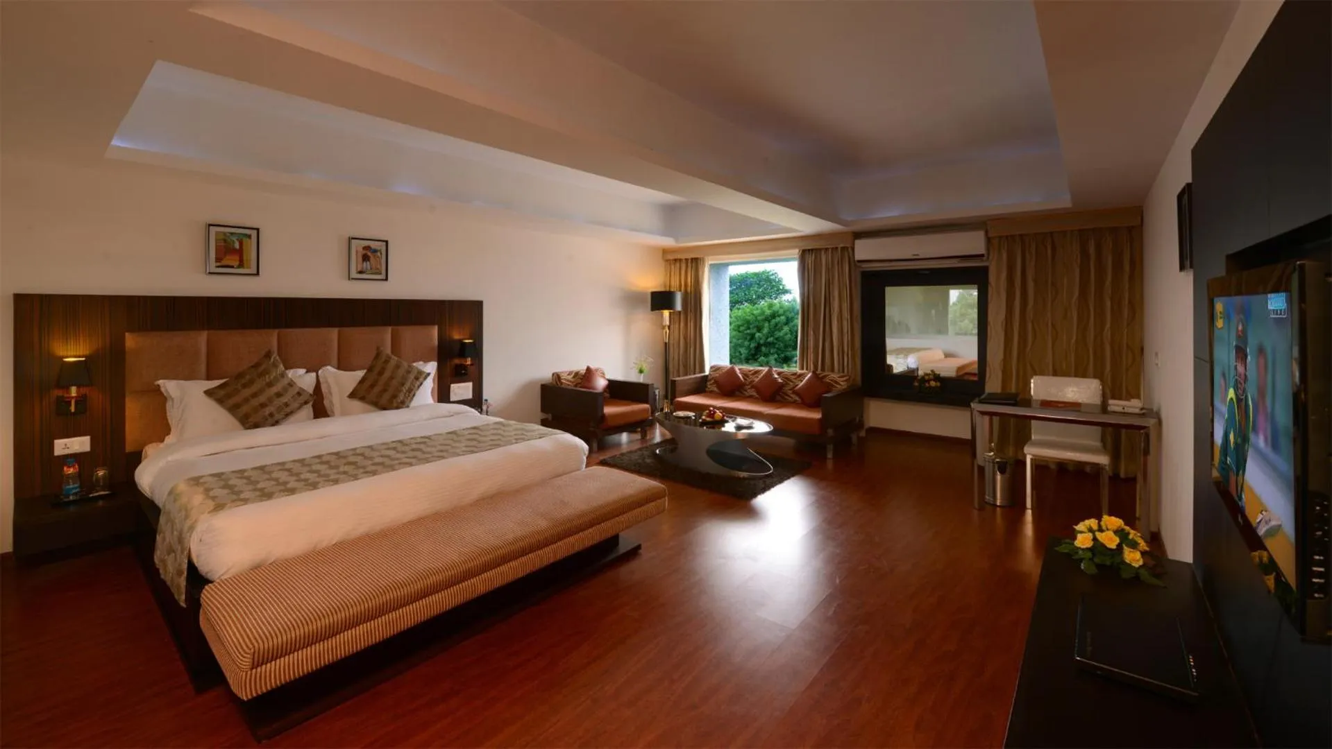 Bedroom, Bed in Top3 Lords Resort Bhavnagar