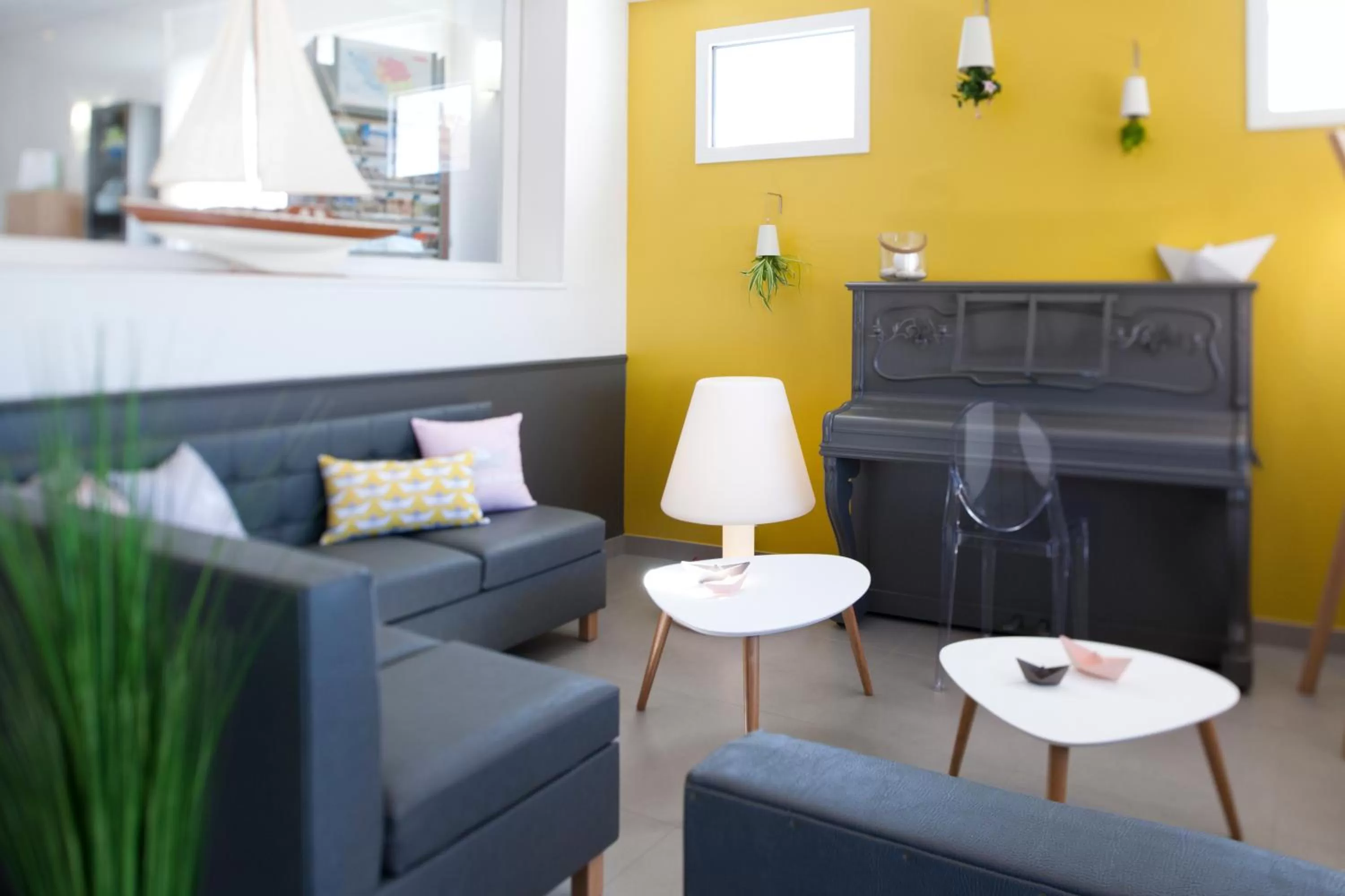 Living room in Hotel Les Dunes