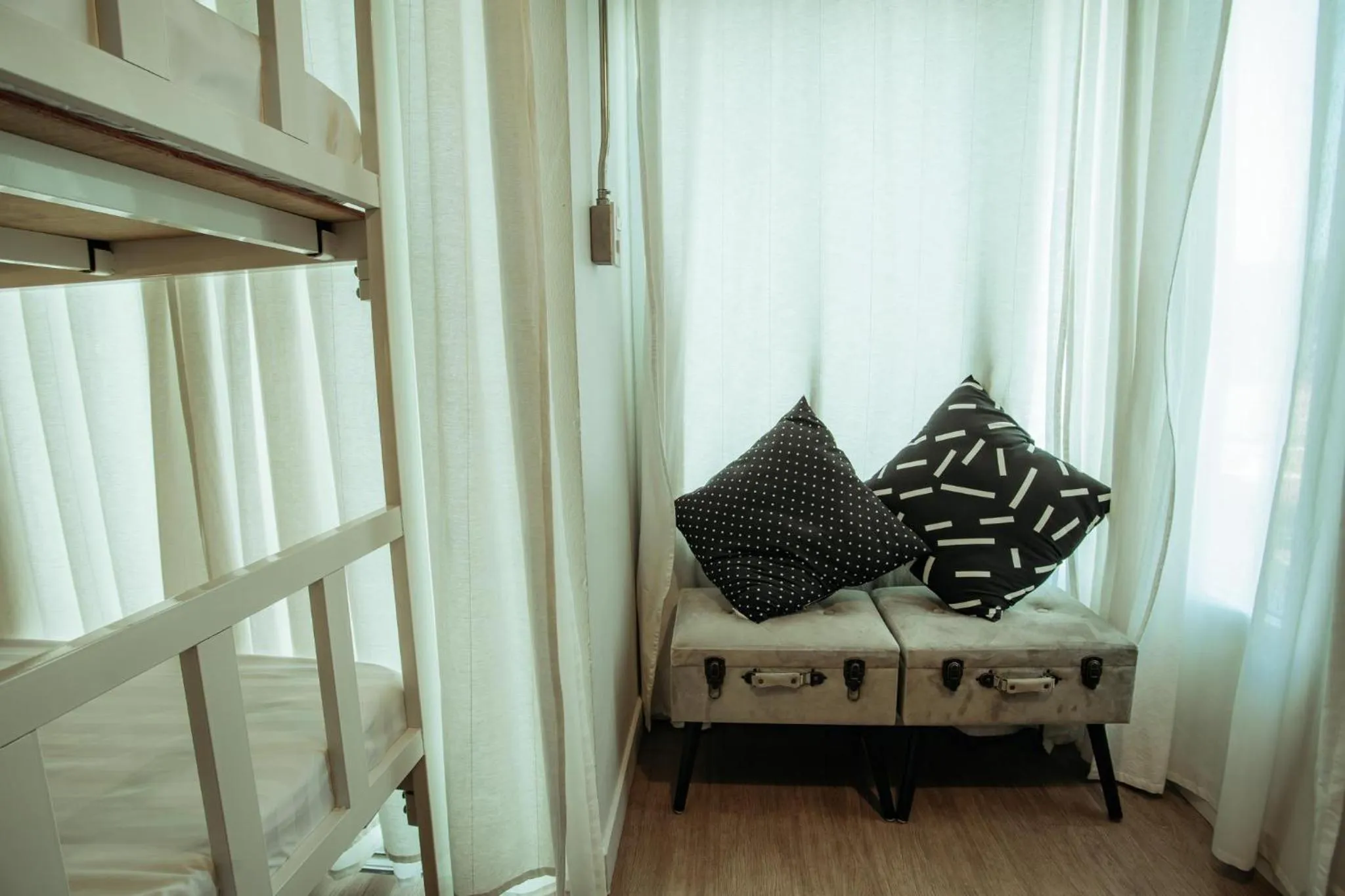 Bed in J Poshtel Chiangmai