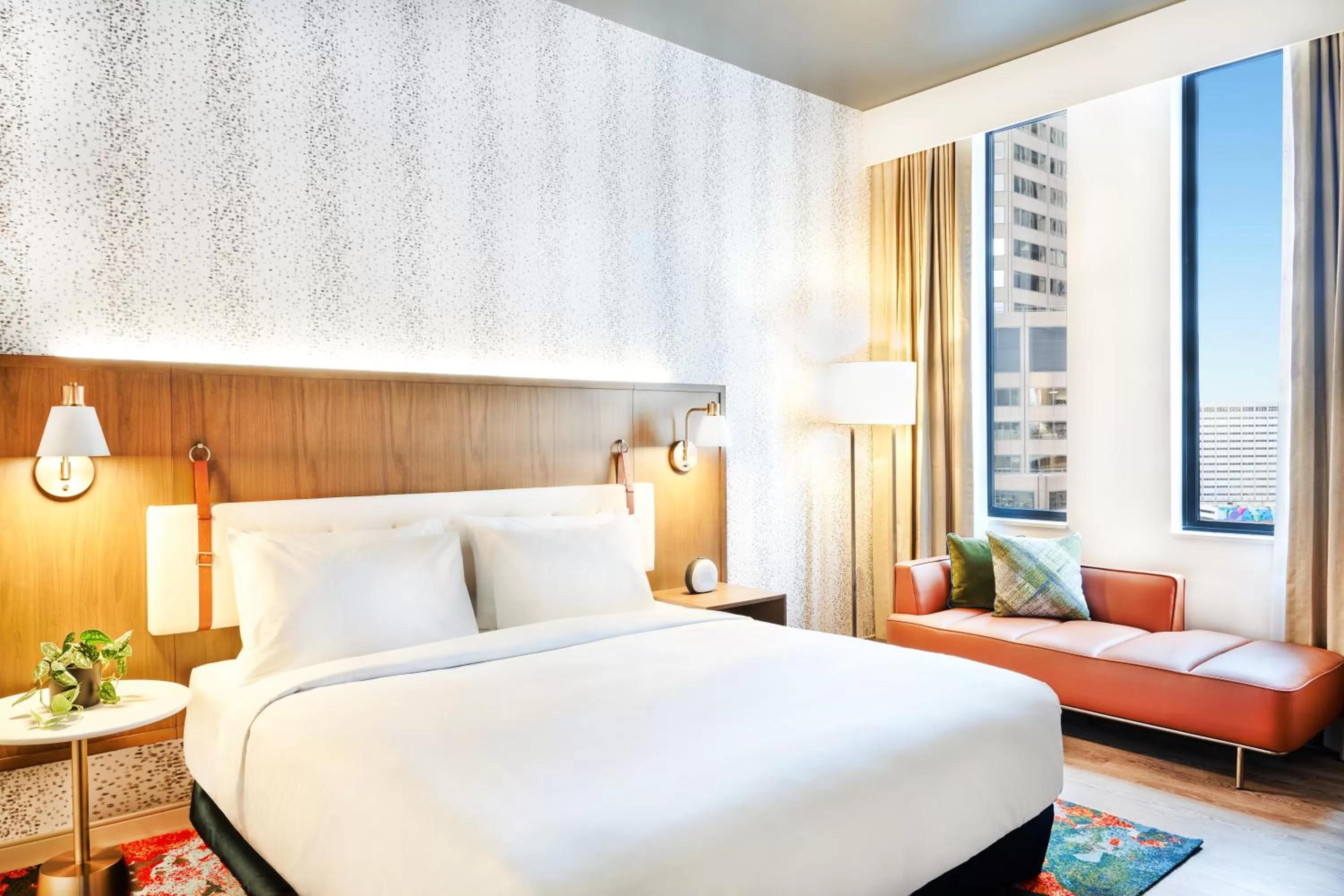 Bed in Hyatt Centric Downtown Denver