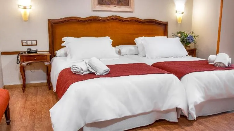 Bed in Hotel Reina Cristina