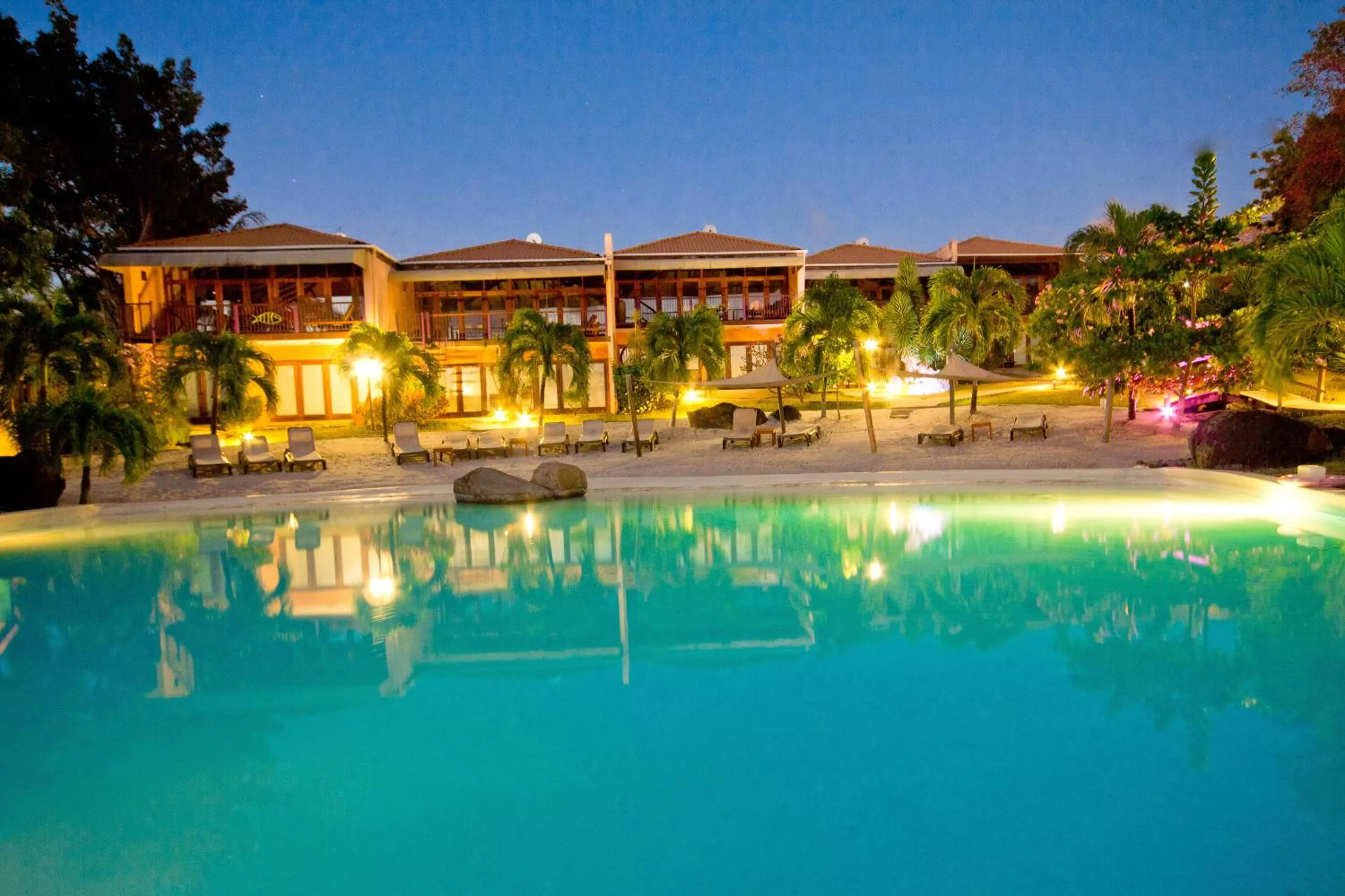 Swimming pool in True Blue Bay Resort