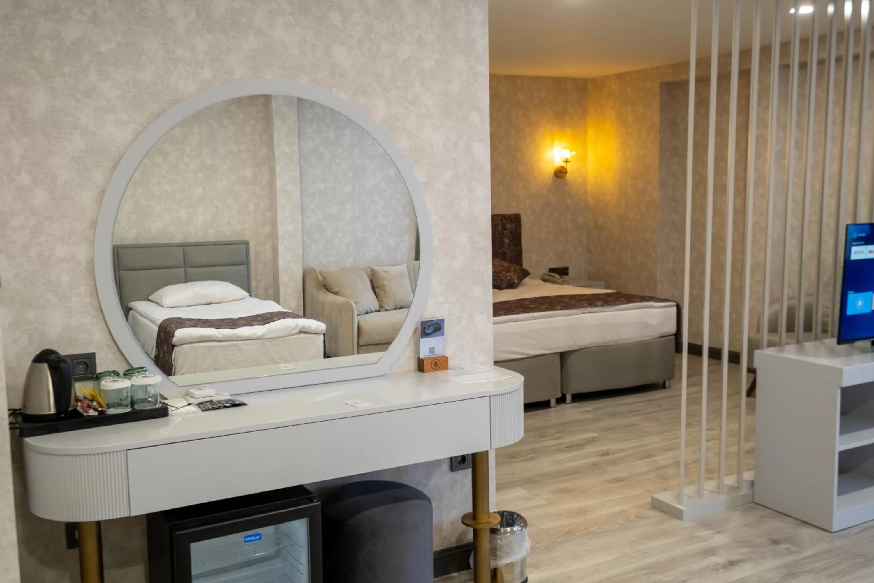 Bed in Avion Suite Hotel