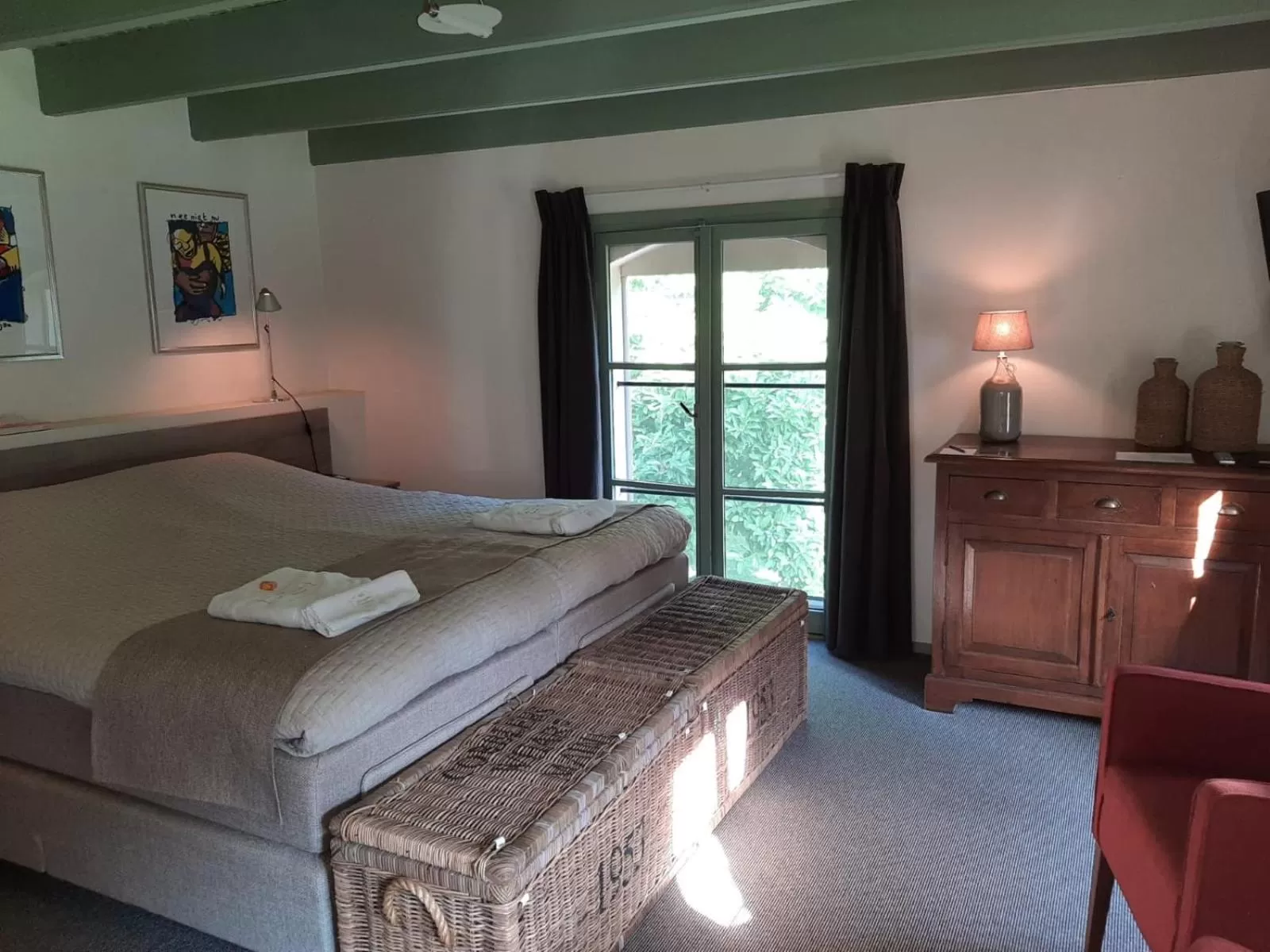Bed in B&B en SPA Landgoed Matanze