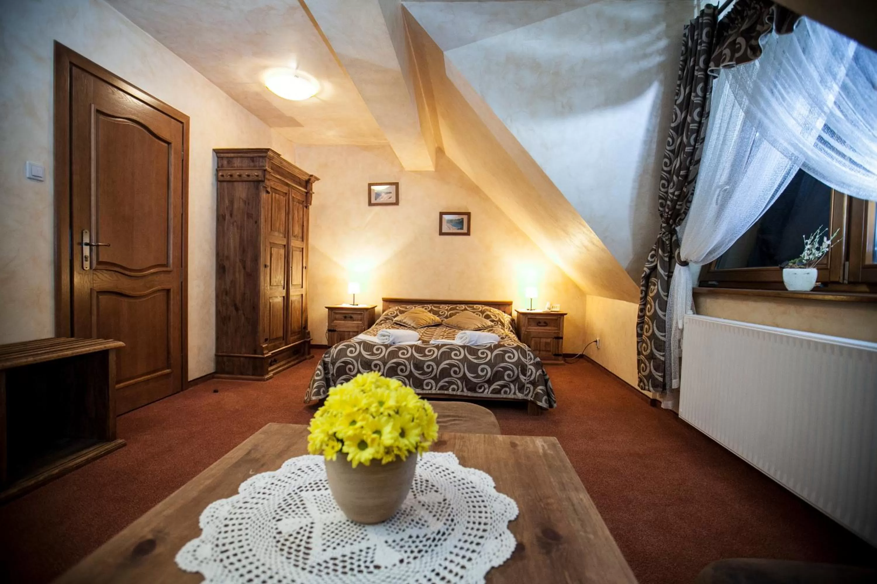 Photo of the whole room, Bed in Hotel Dwór Karolówka