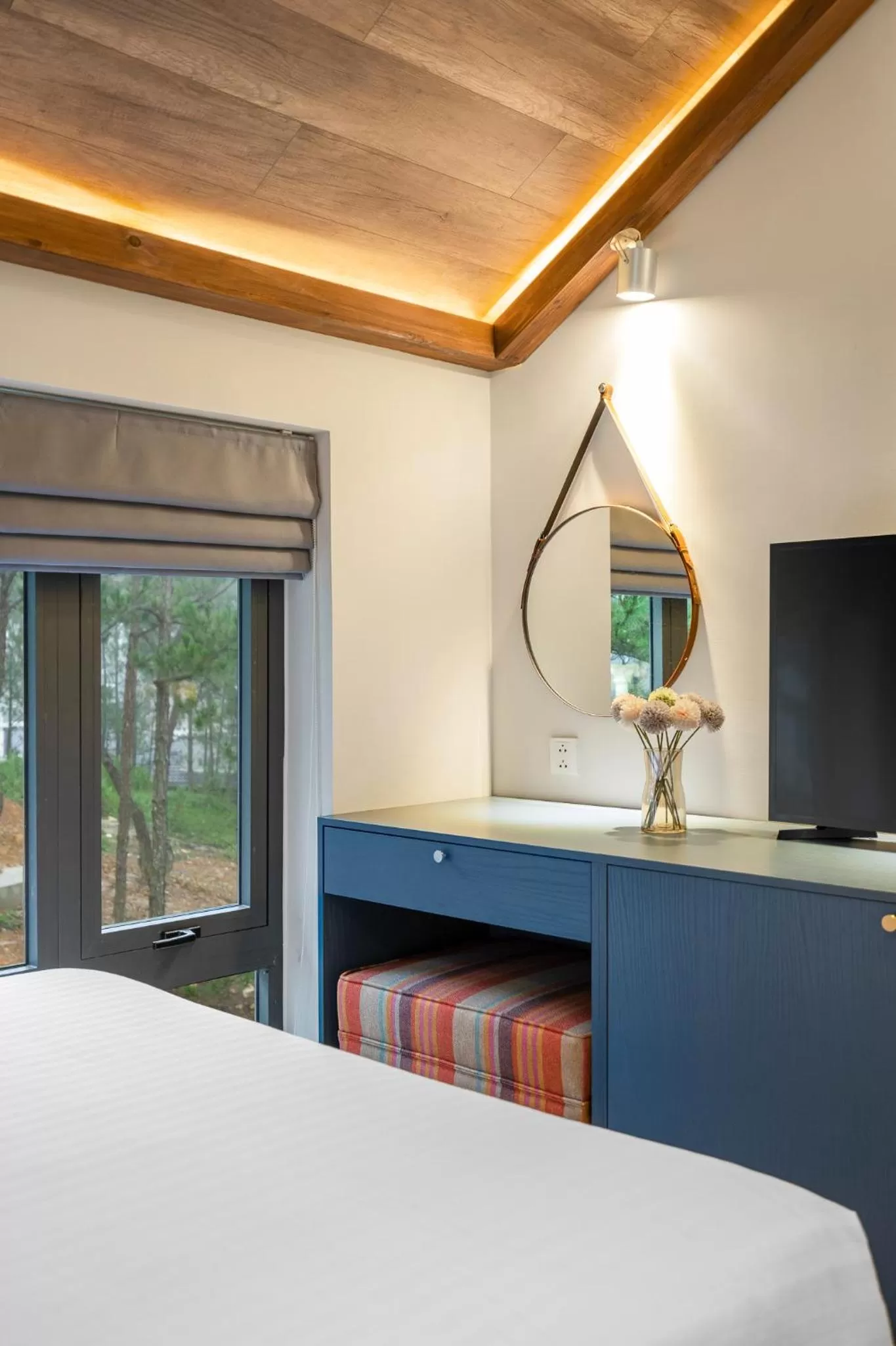 Coffee/tea facilities, Bed in De La Sol Villa Dalat