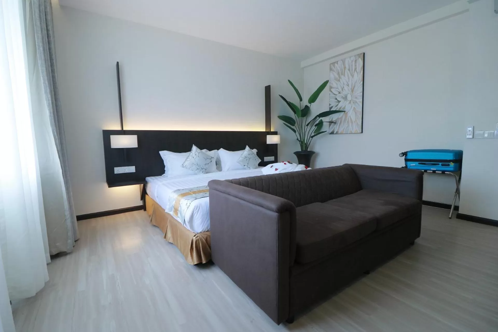 Bed in Amamas Boutique Hotel Kuching