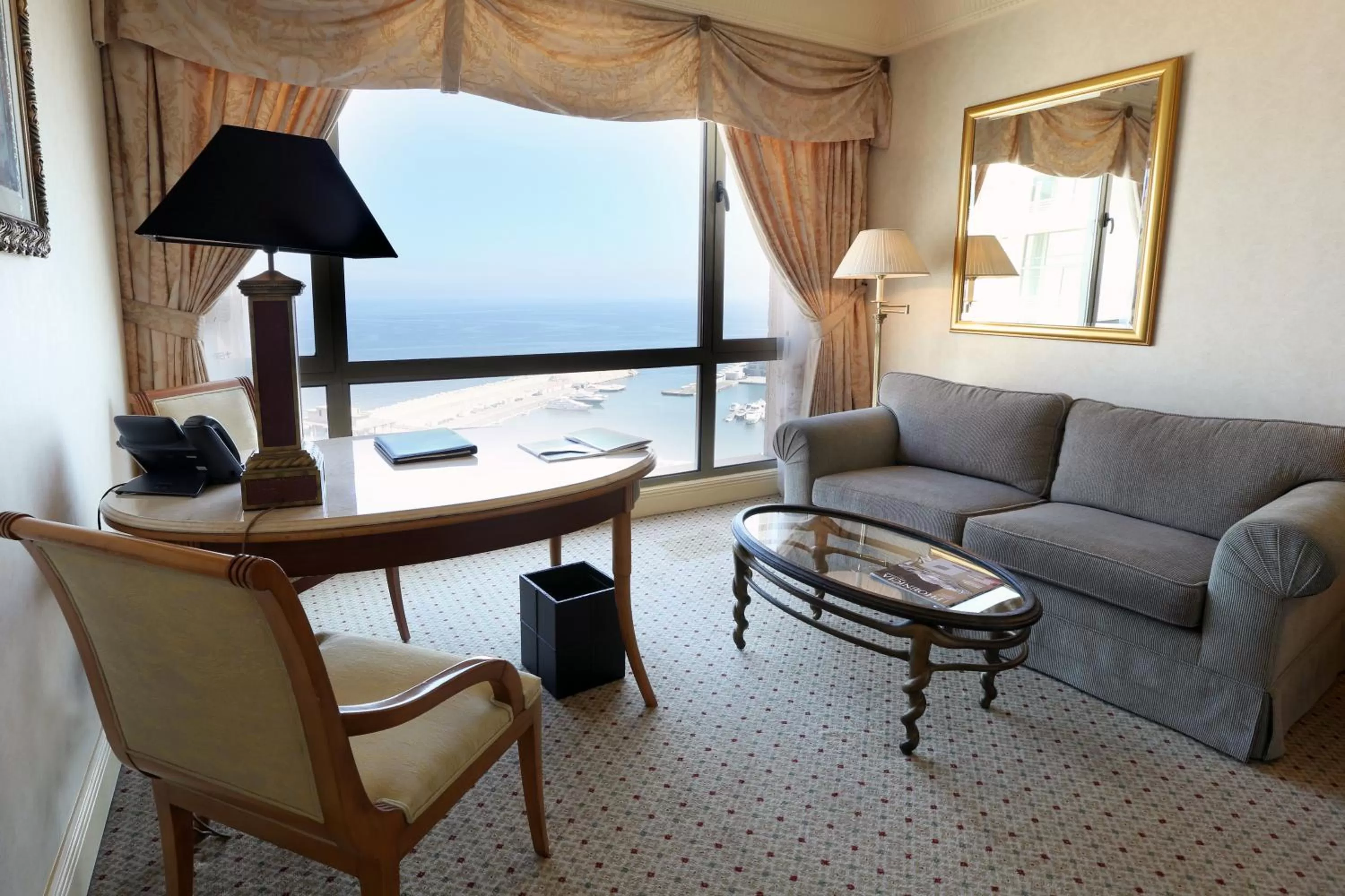 Seating area in InterContinental Phoenicia Beirut by IHG