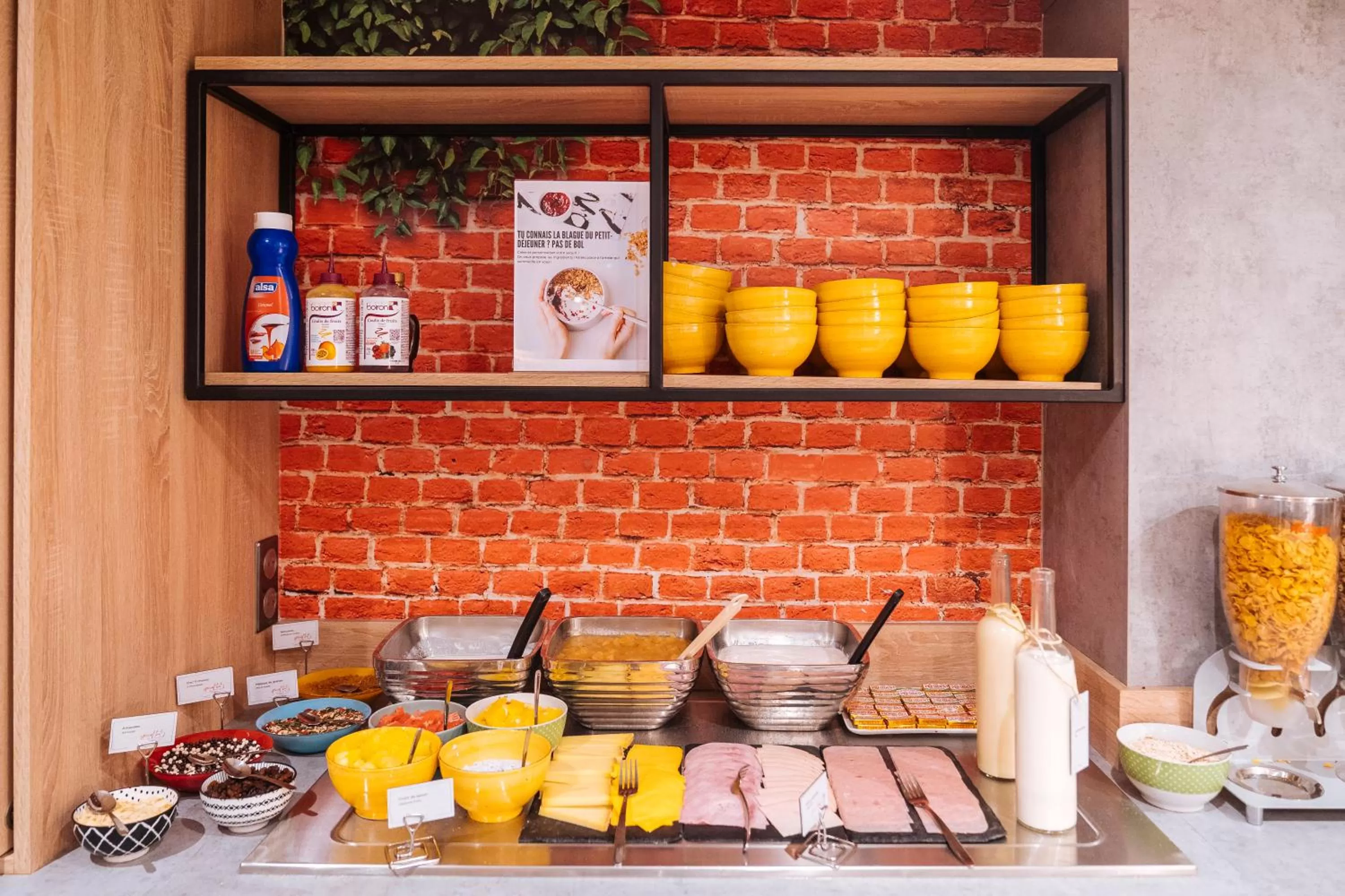 Buffet breakfast in Ibis Styles Lille Marcq En Baroeul