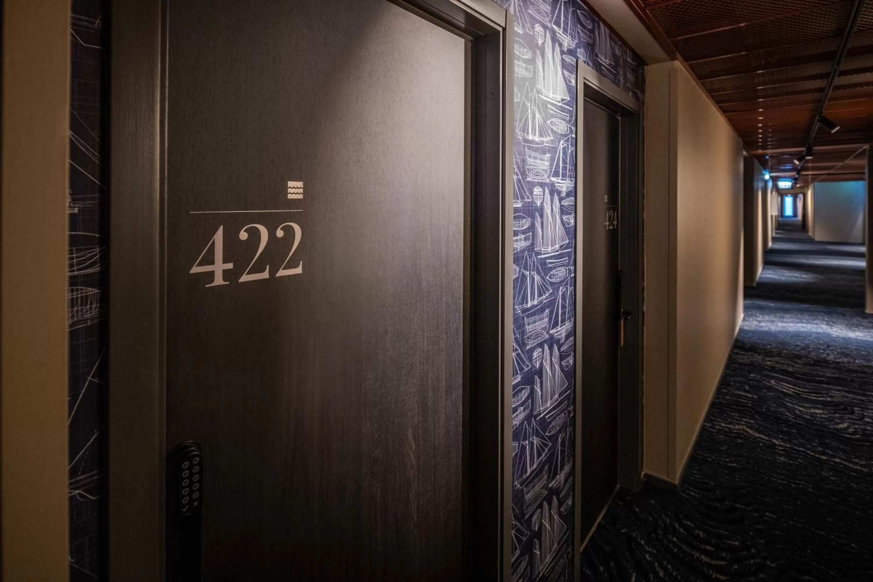 Decorative detail in Pier 5 Hotel