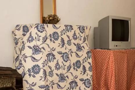 Decorative detail, TV/Entertainment Center in Olmitos 3 Hotel boutique, Casa-Palacio