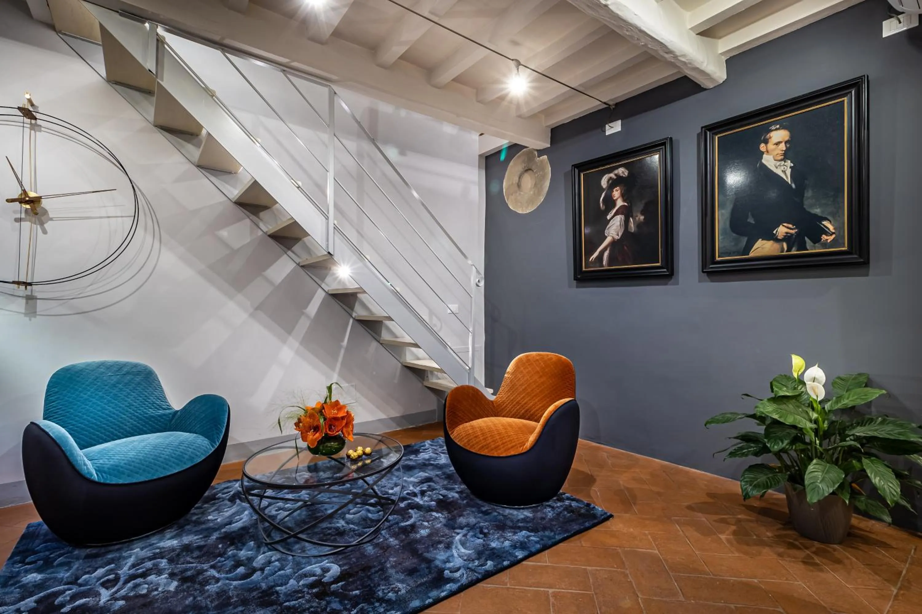 Seating area in Palazzo Ridolfi - Residenza d'Epoca