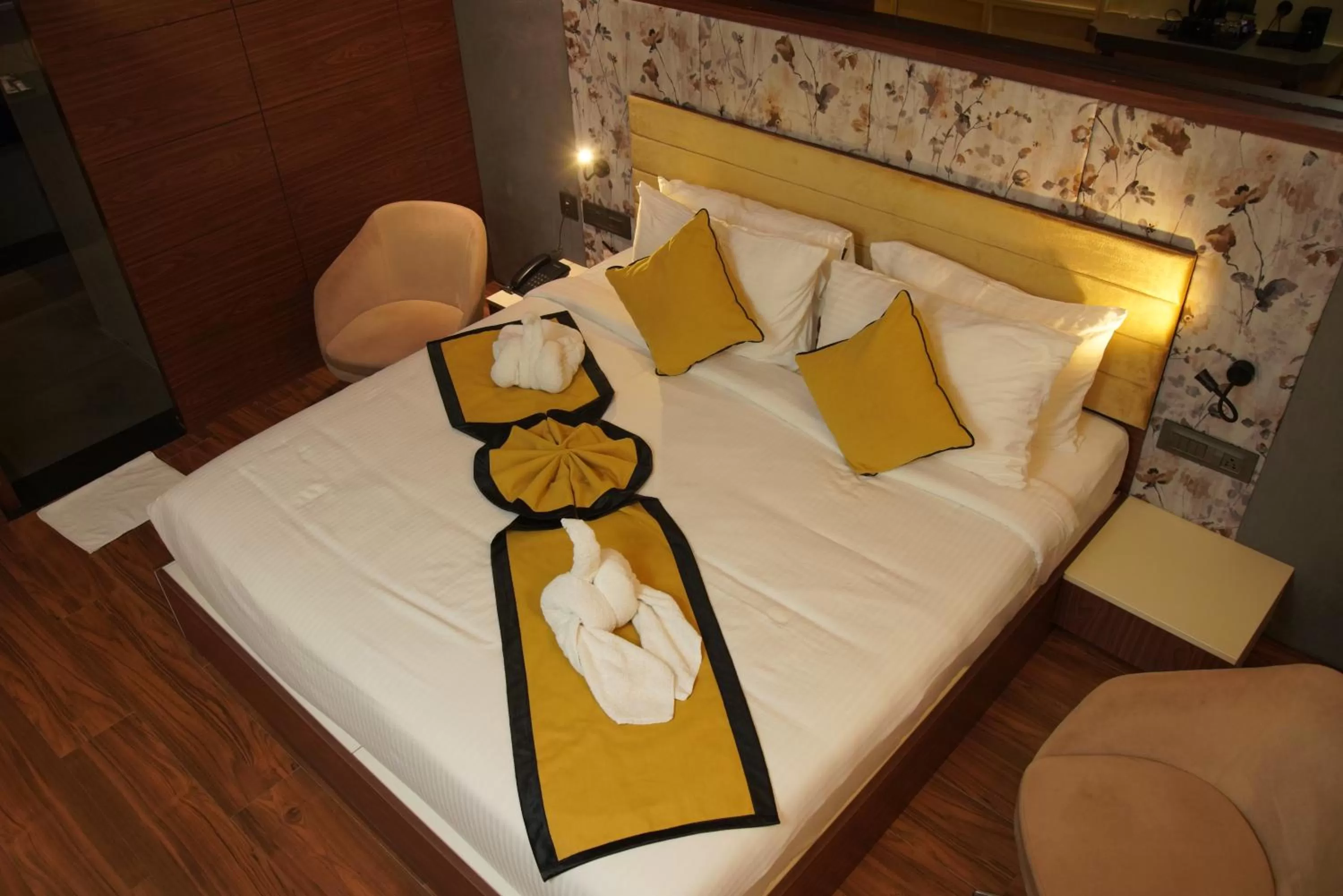 Photo of the whole room, Bed in Hotel Namo Residency