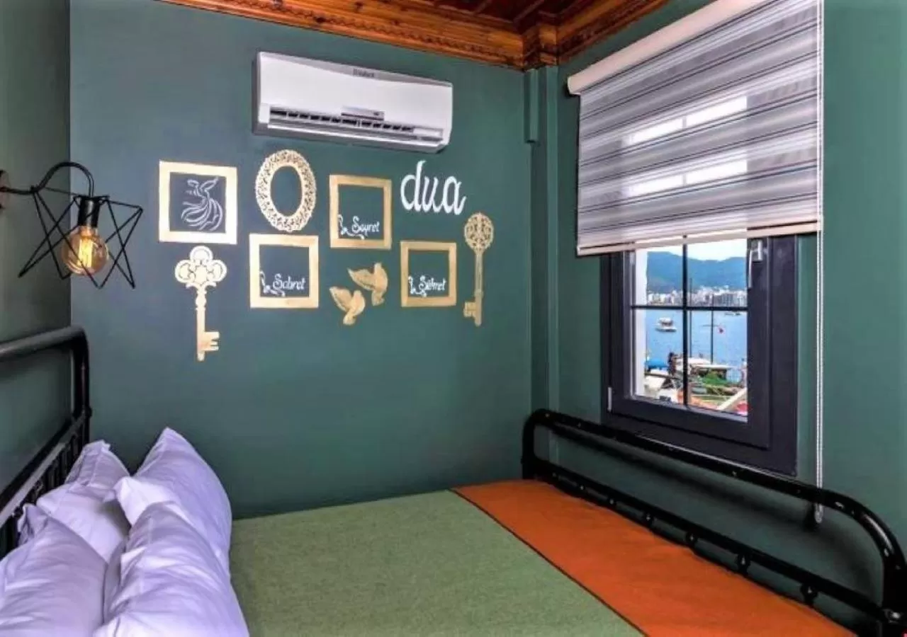 Photo of the whole room, Bed in Sunset Hotel Marmaris