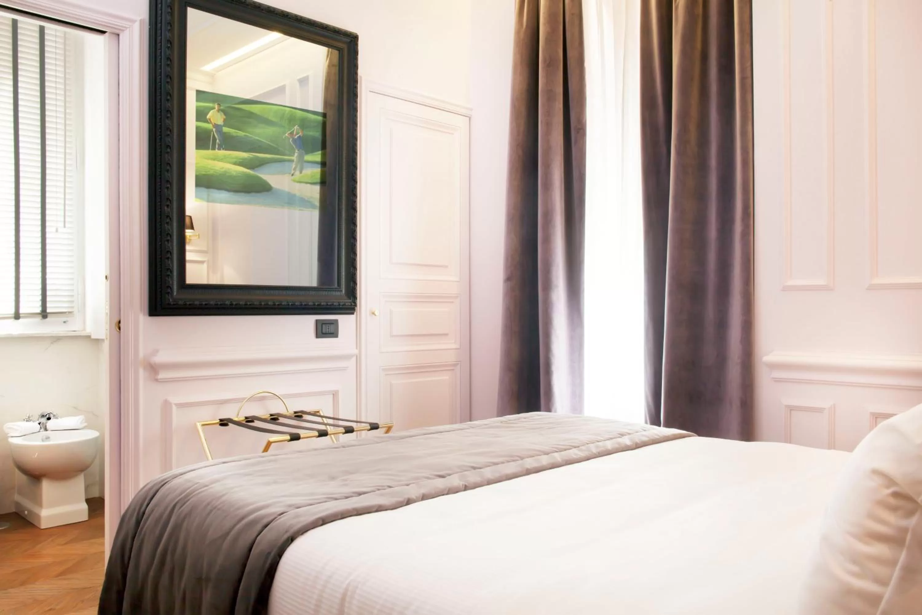 Bed in Hotel The Corner Roma