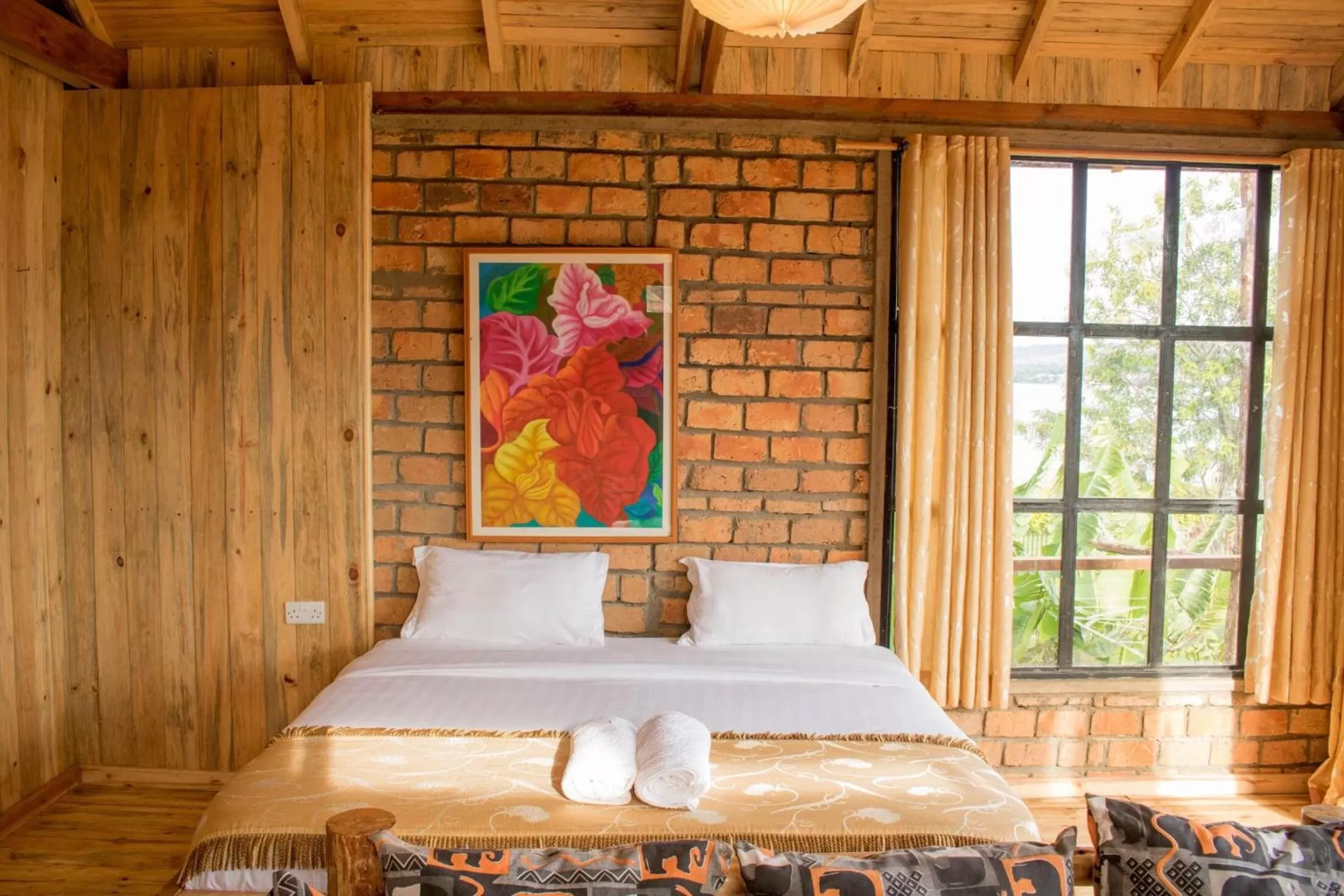 Bed in Nile Front Cottages