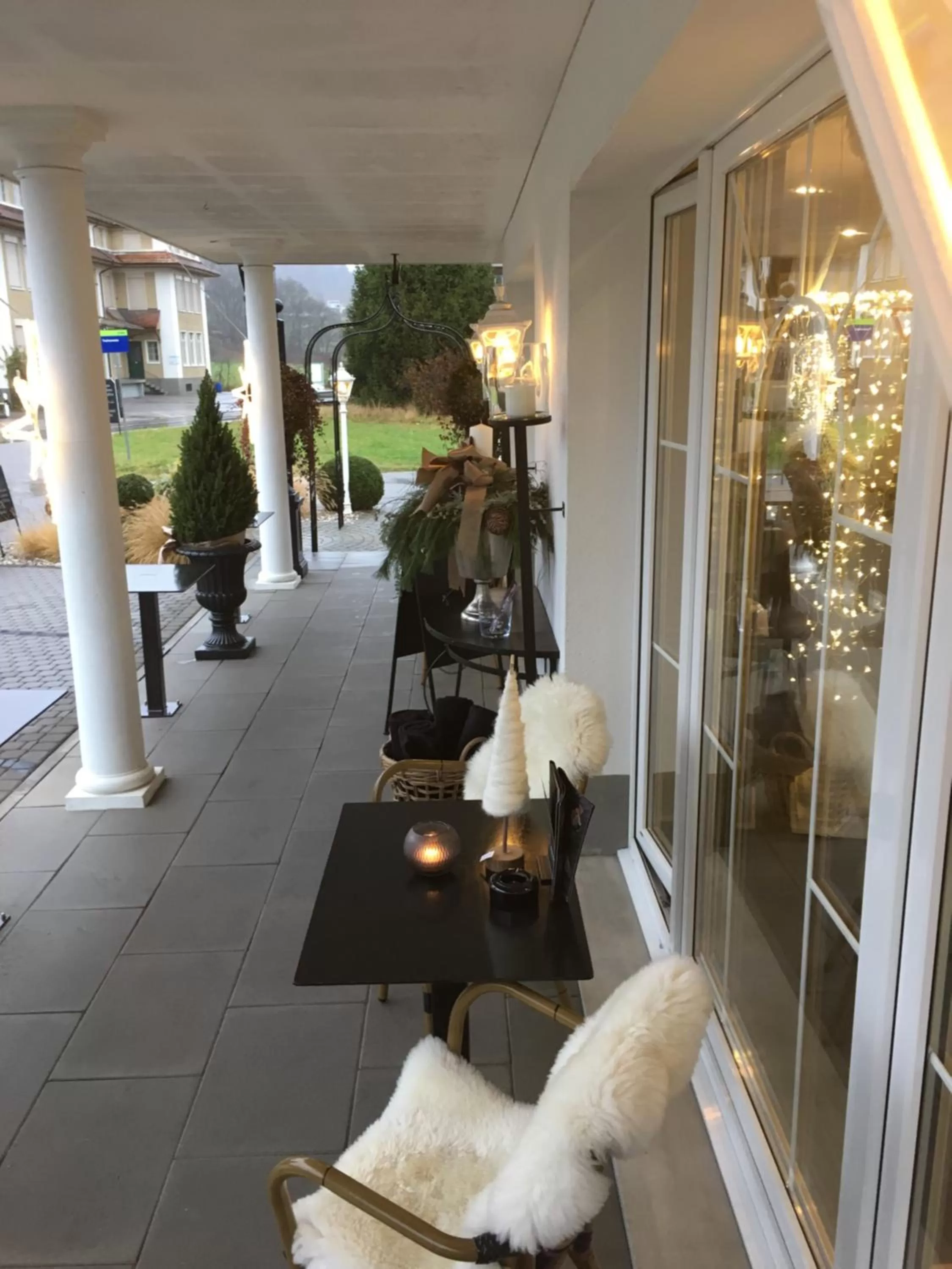 Garden in Landcafe mit Mini Hotel