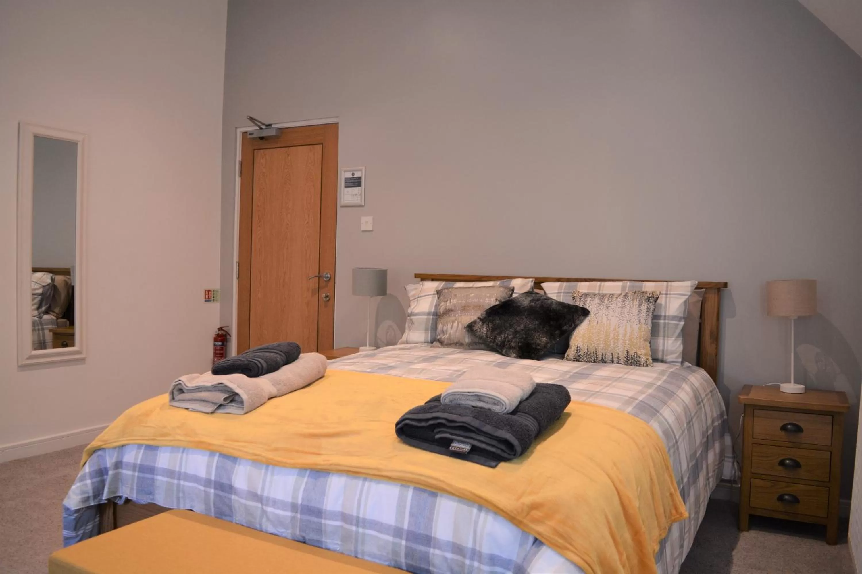 Bed in Riverside House