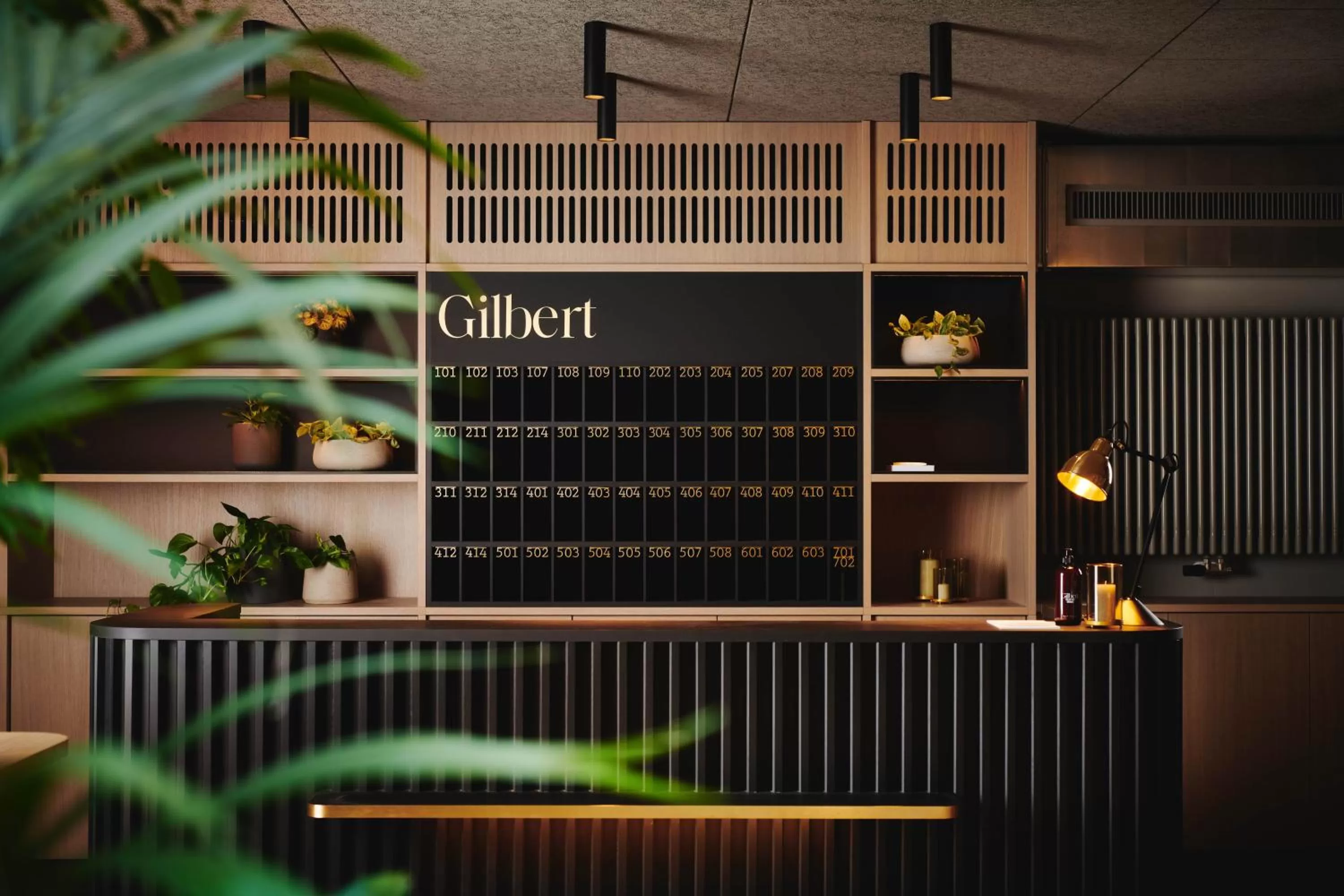 Lobby or reception in Hotel Gilbert