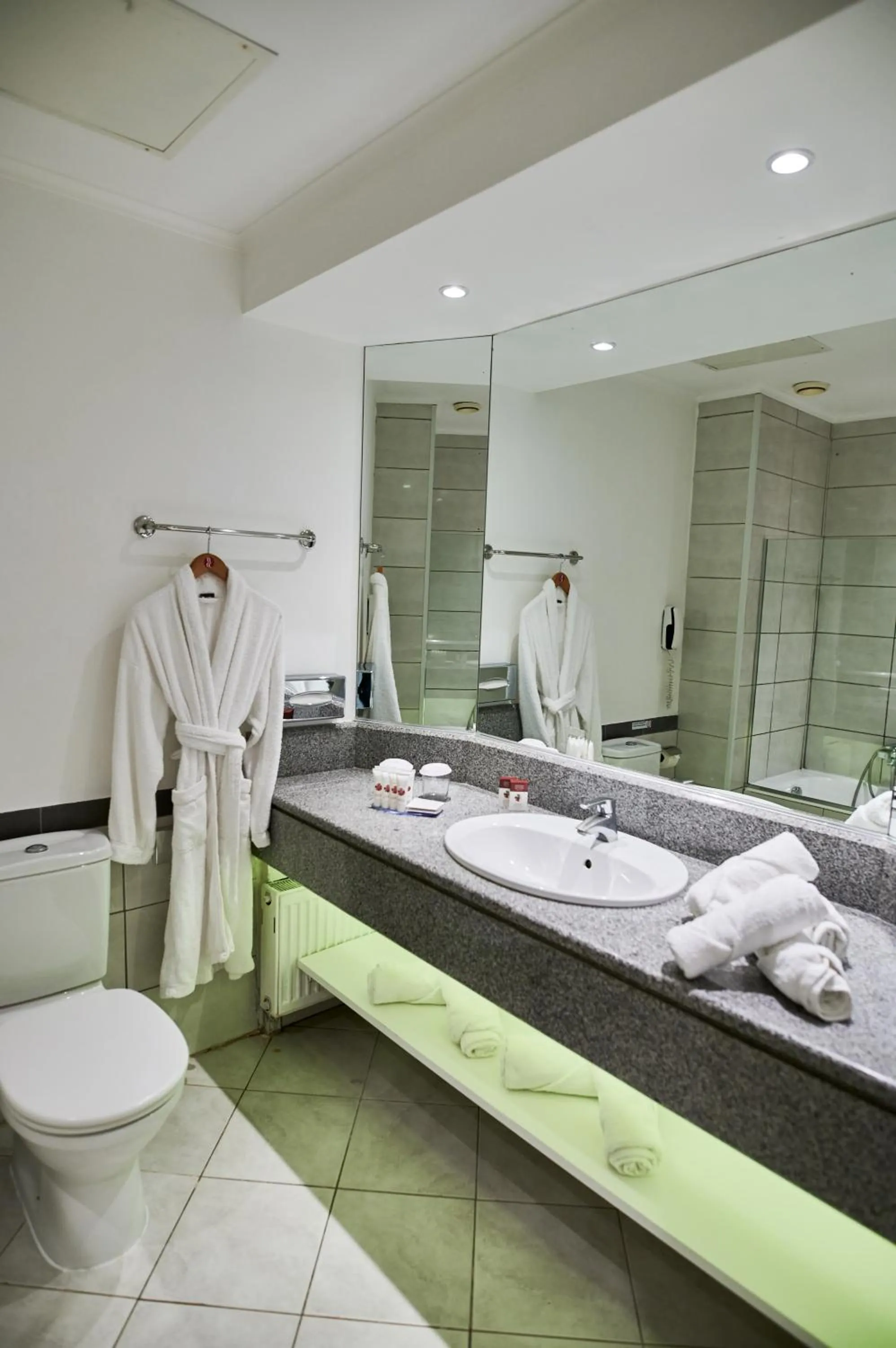 Bathroom in Ramada Plaza by Wyndham Thraki