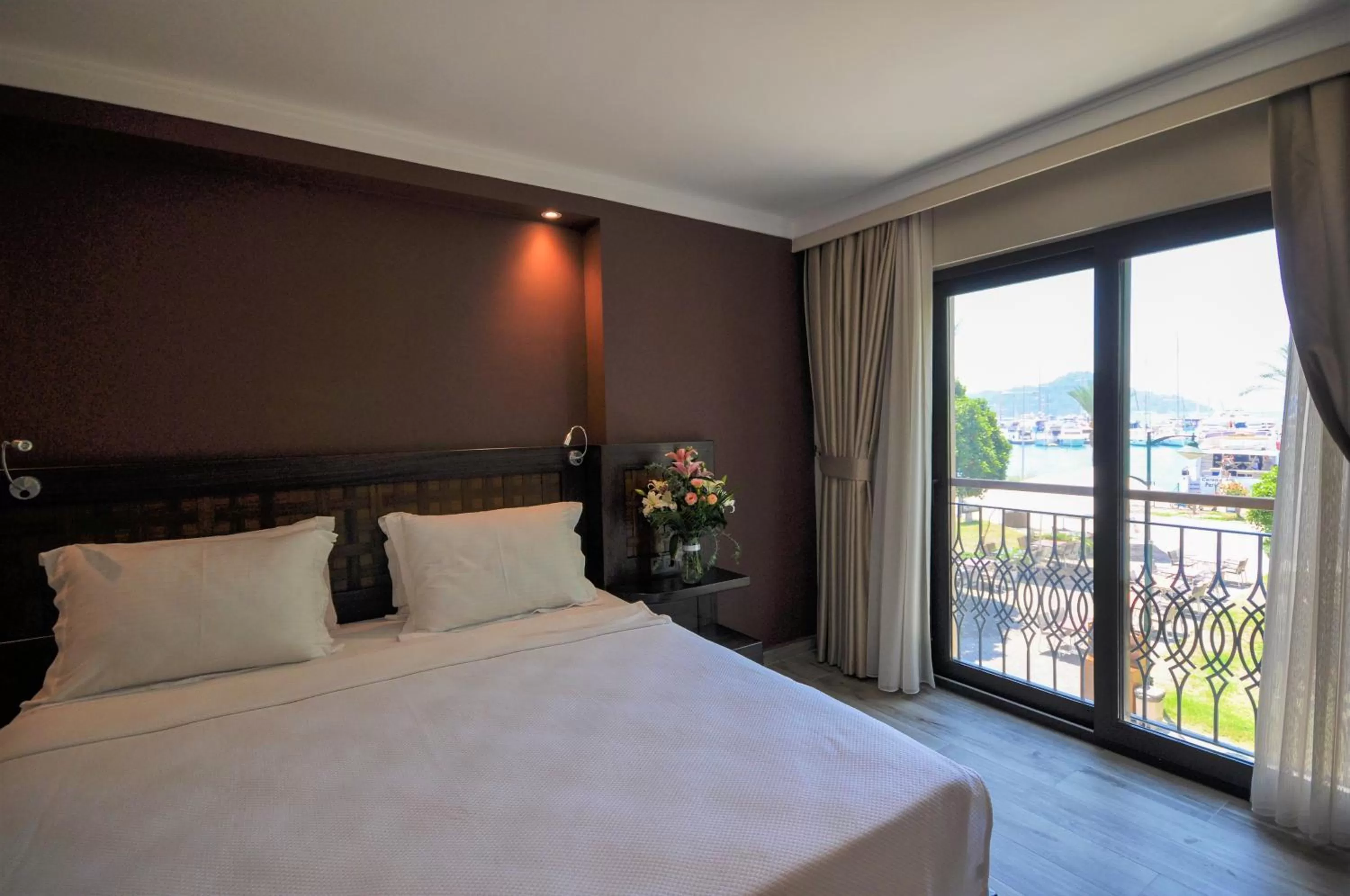 Sea view, Bed in Resa Hotel Göcek