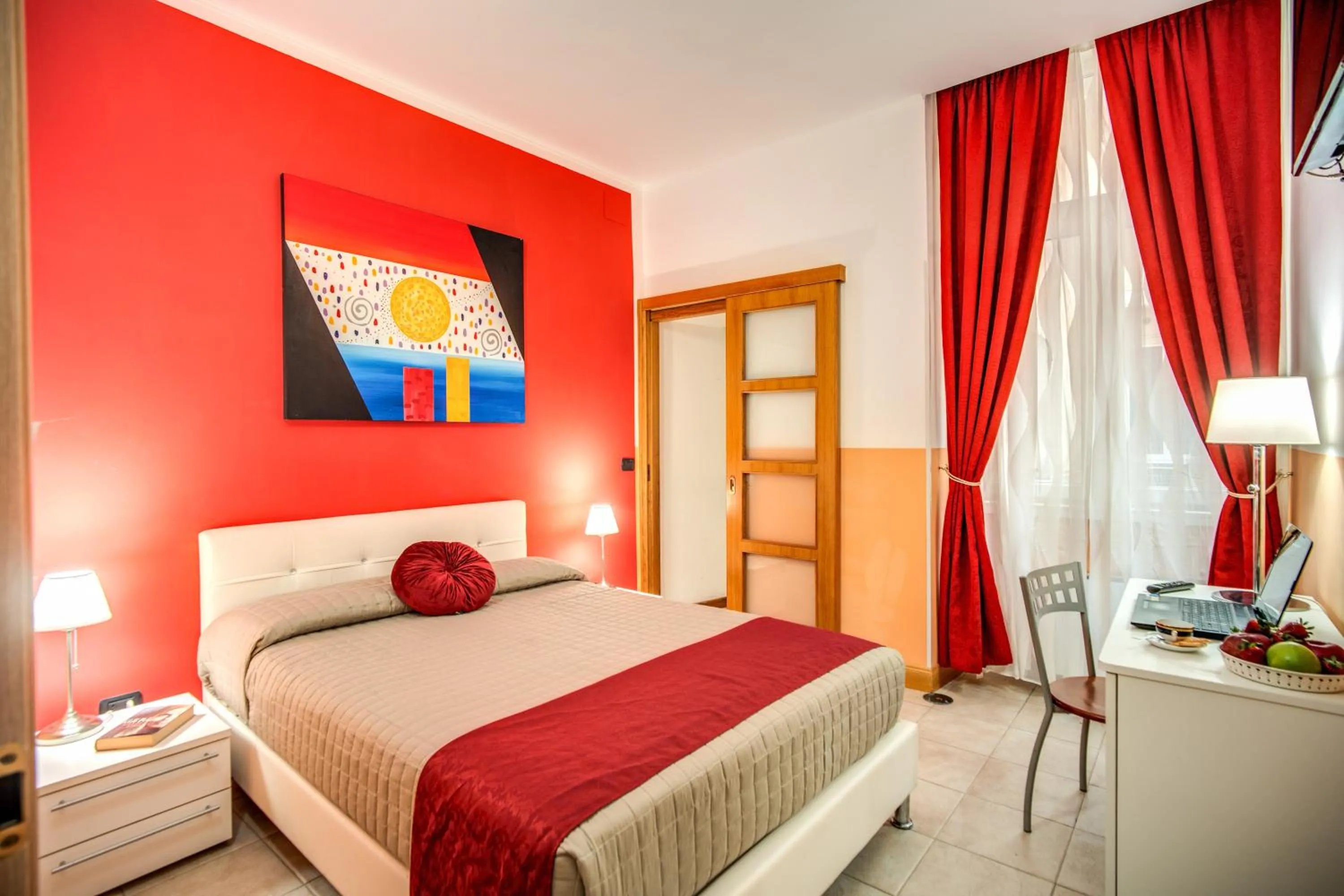 Bedroom, Bed in Magnifico Rome