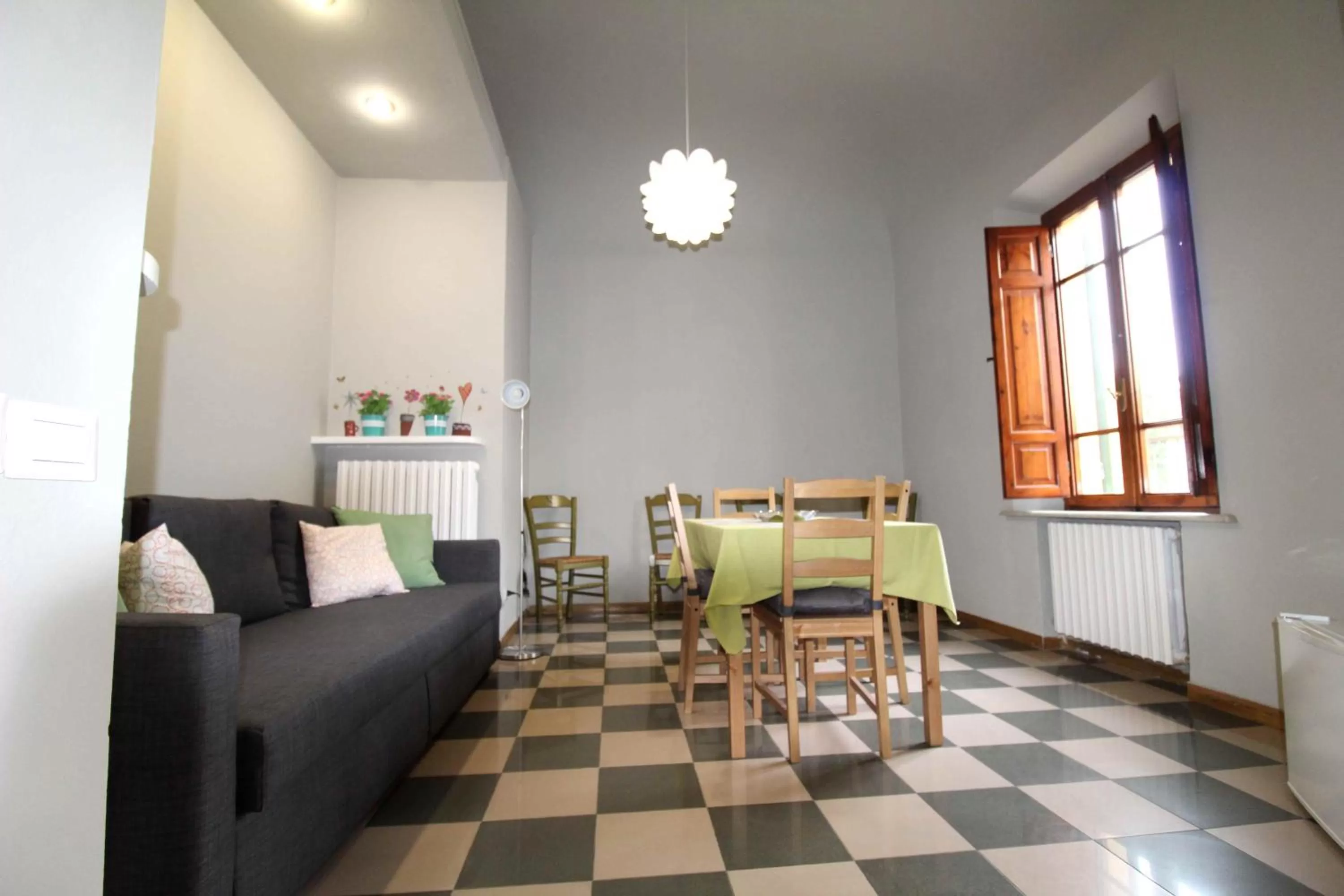 Seating area in Le Cascine