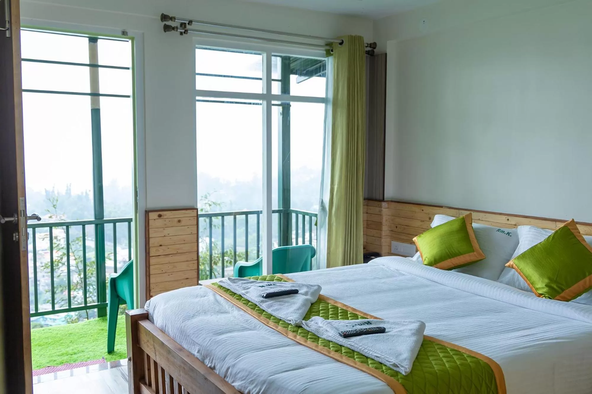 Balcony/Terrace, Bed in FabExpress RMK Nest - Nr Chettiar Park