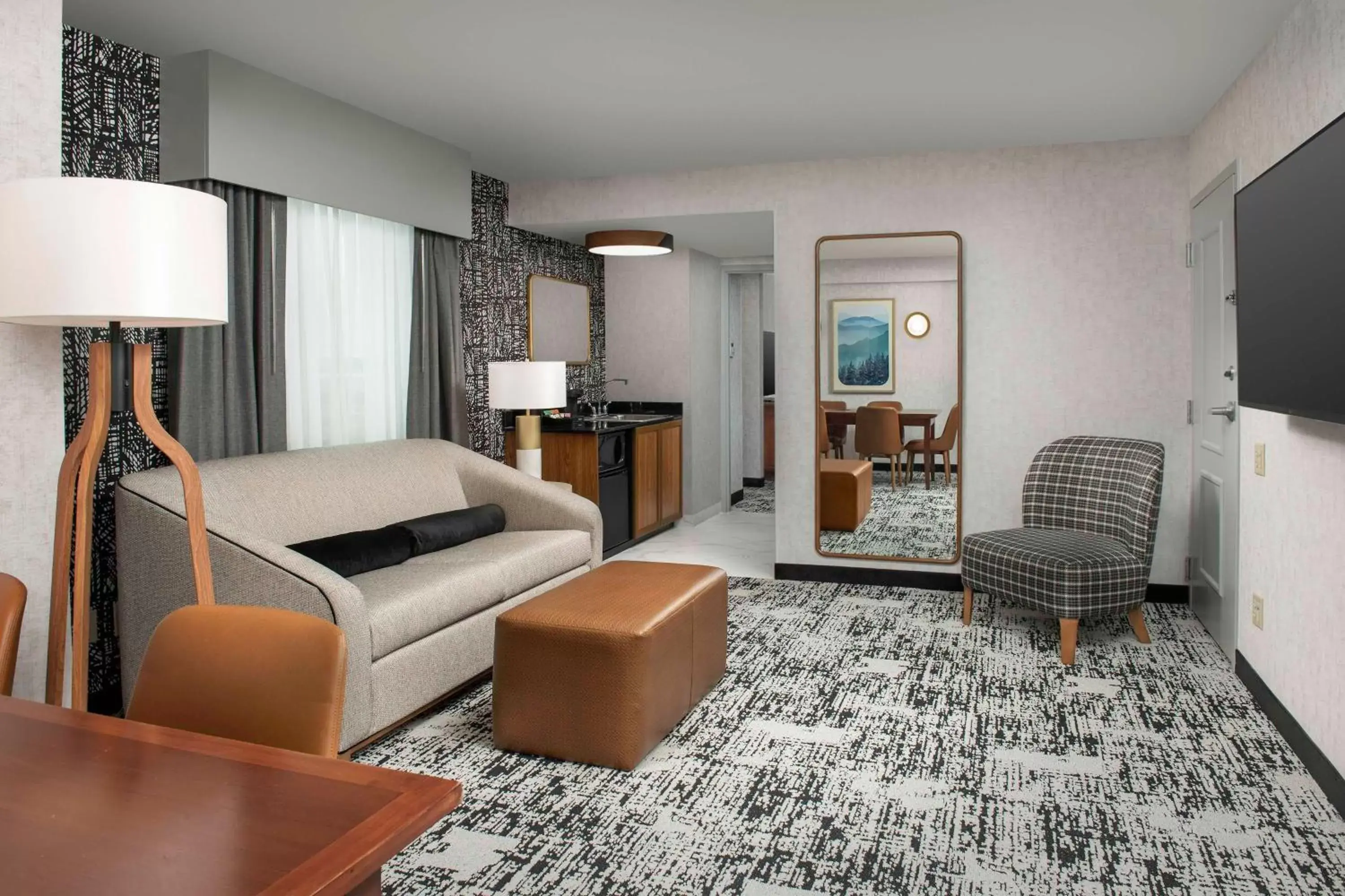 Corner King Suite in Embassy Suites by Hilton Dulles North Loudoun Corner King Suite in Embassy Suites by Hilton Dulles North Loudoun