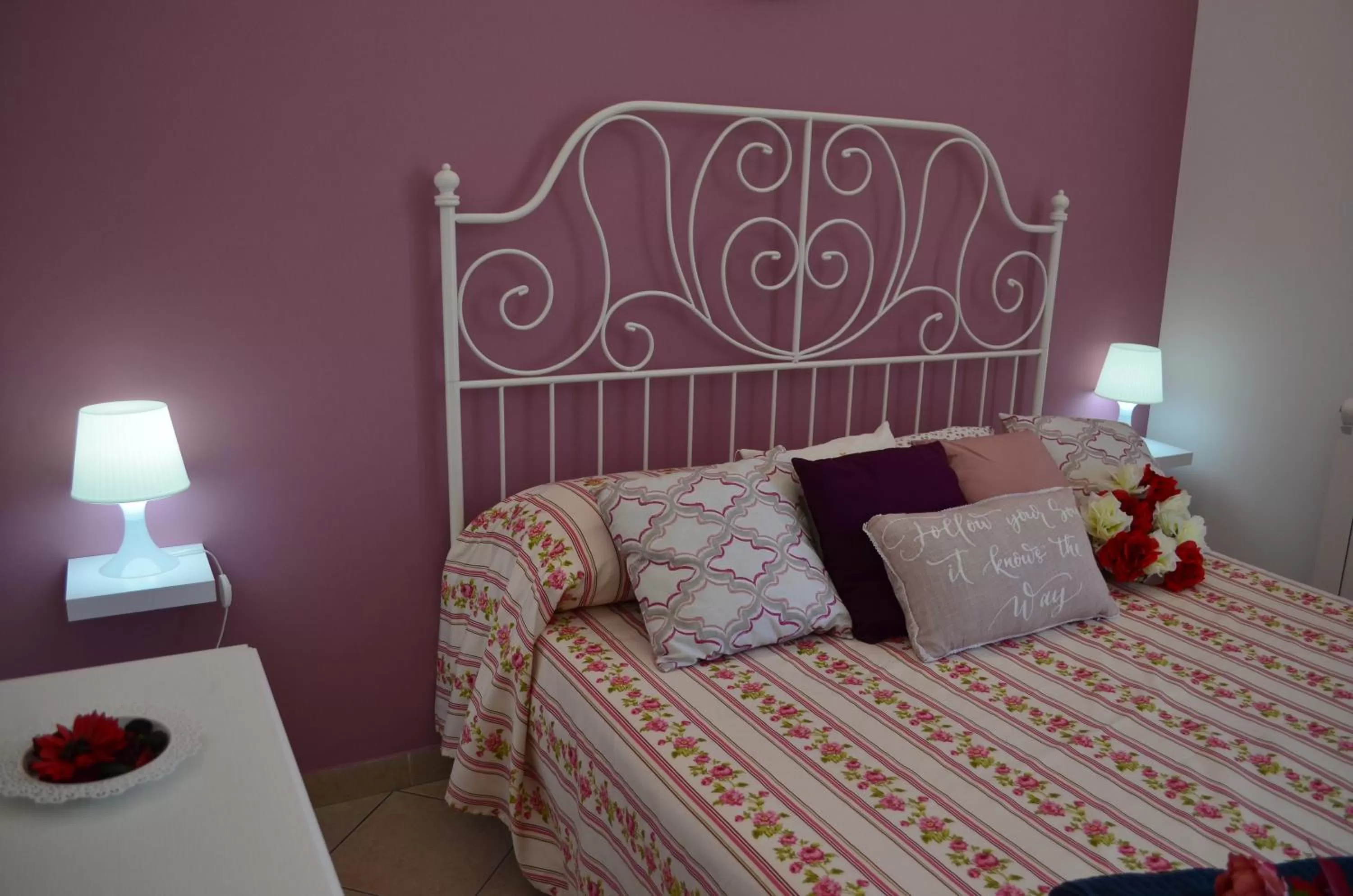 Bed in Villa longardi